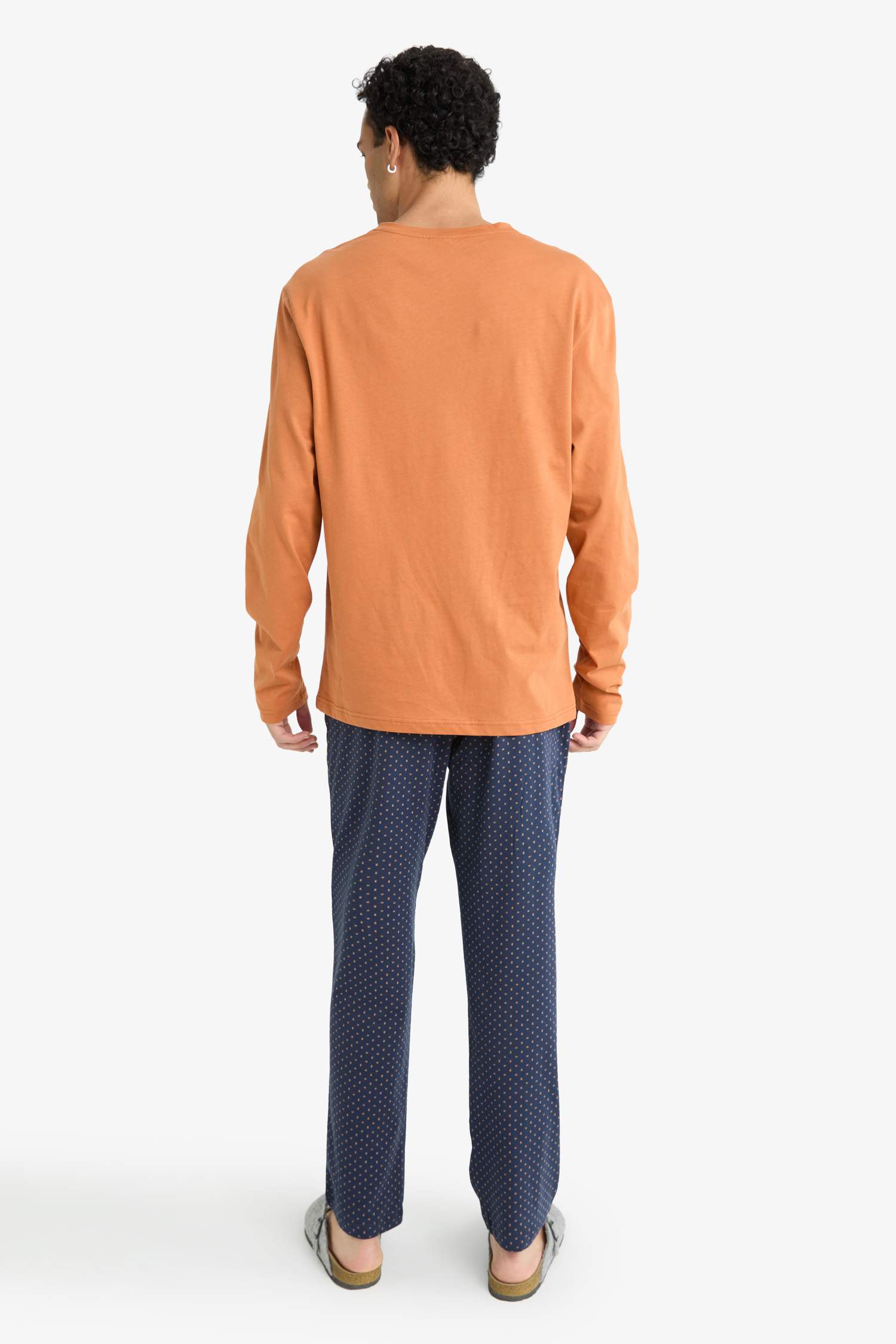 Pijama Takımı Regular Fit Uzun Kollu Üst Uzun Alt