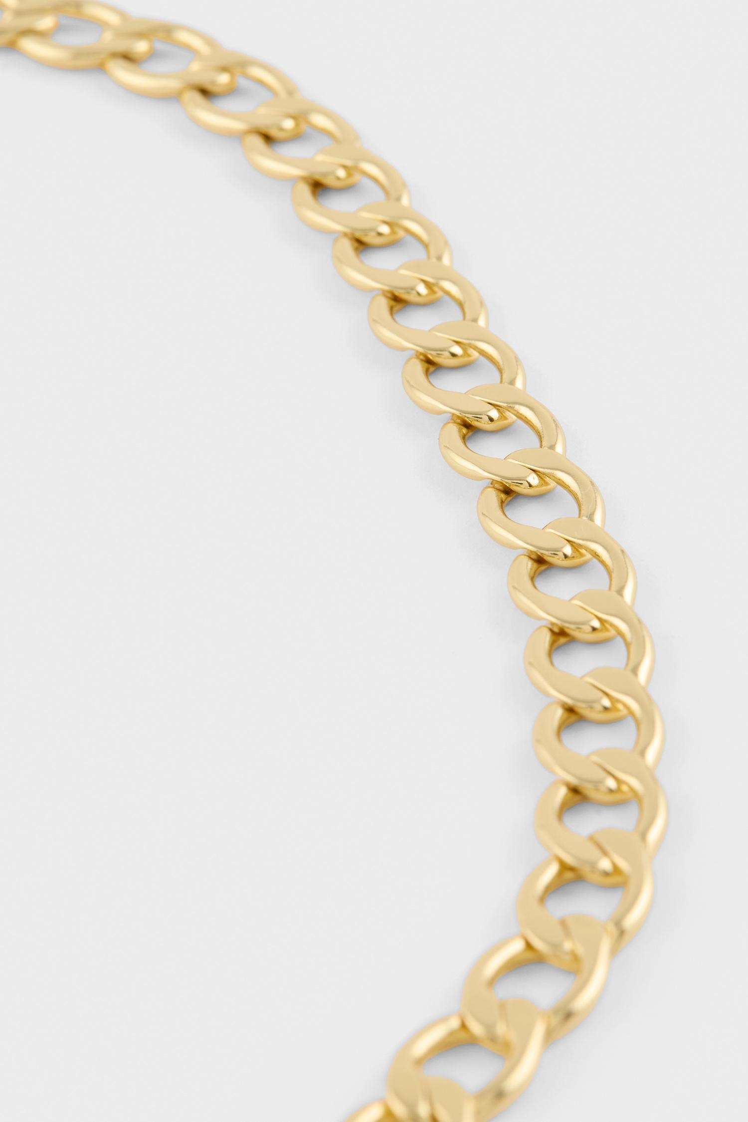 DeFacto Reis X DeFacto Zincir Desenli Gold Kolye görsel 3