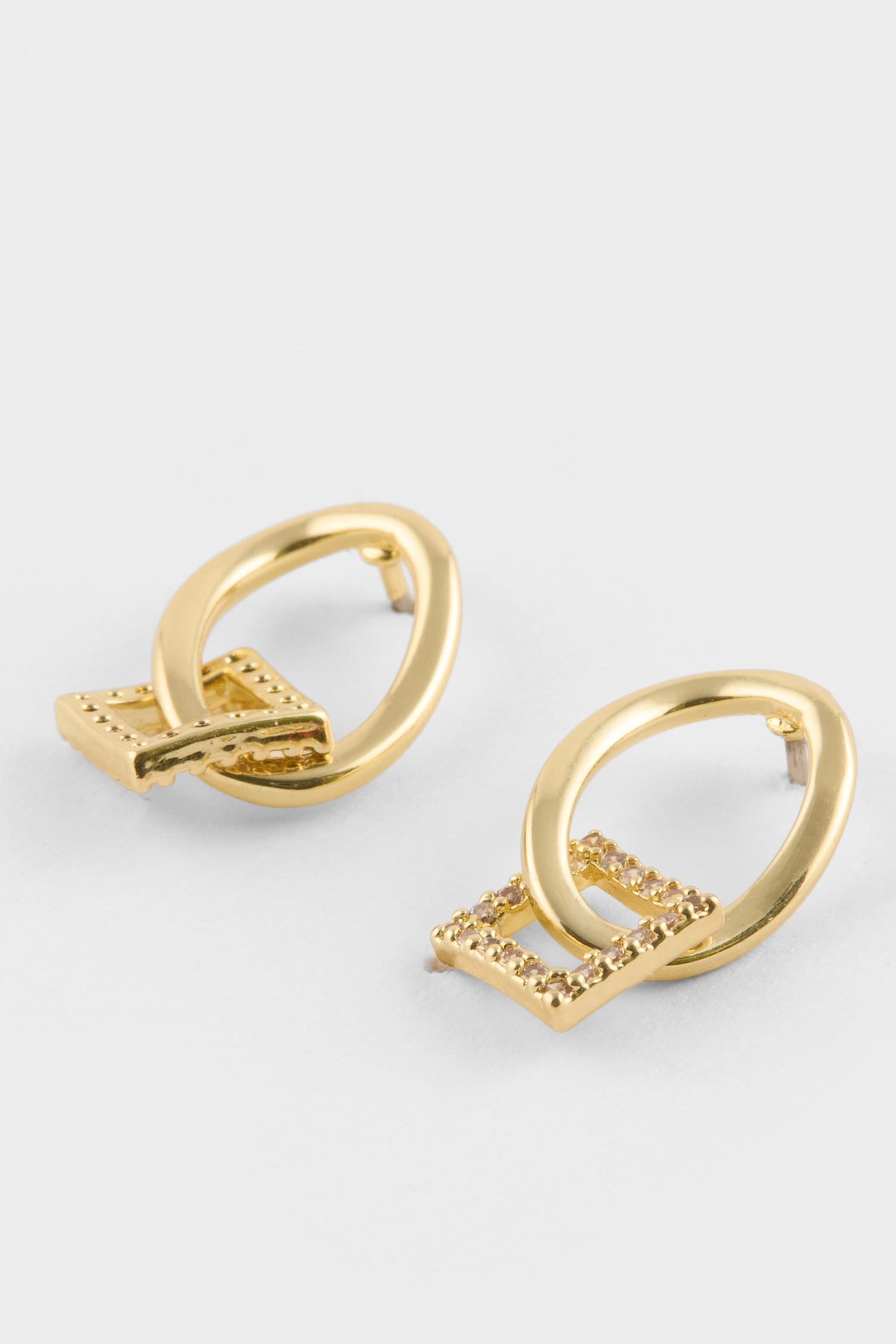 DeFacto Reis X DeFacto 2'li Gold Küpe görsel 5