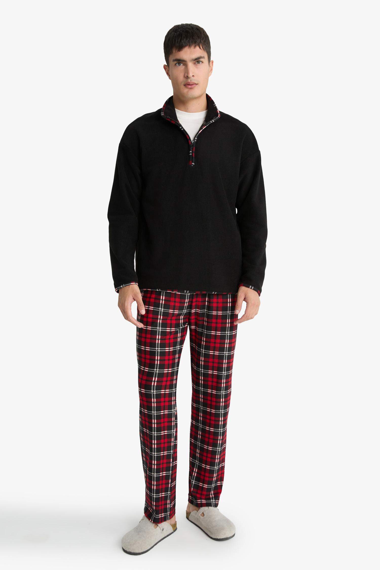 Top en polaire demi-zip Coupe régulière