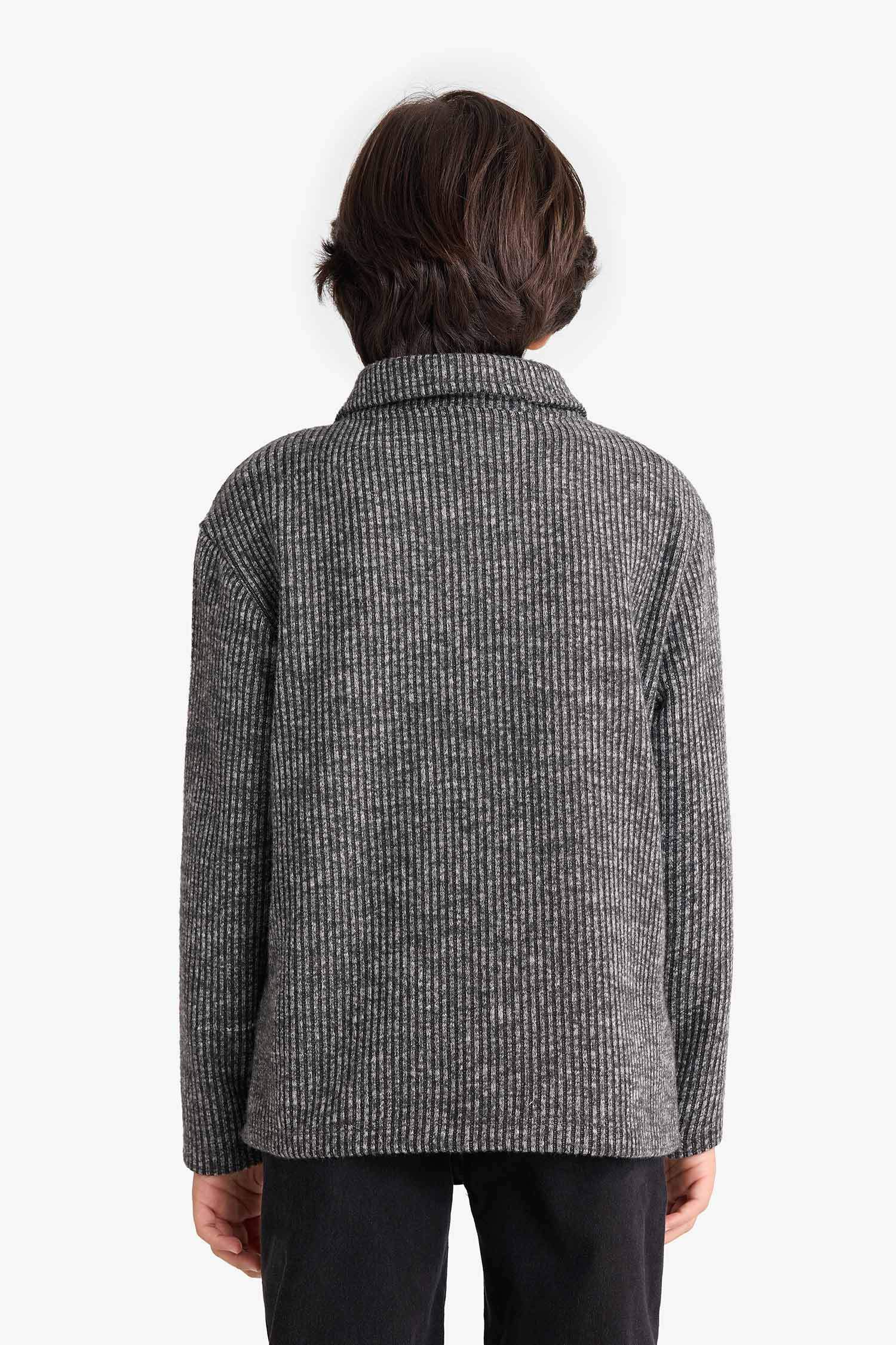 Erkek Çocuk Polo Yaka Sweatshirt