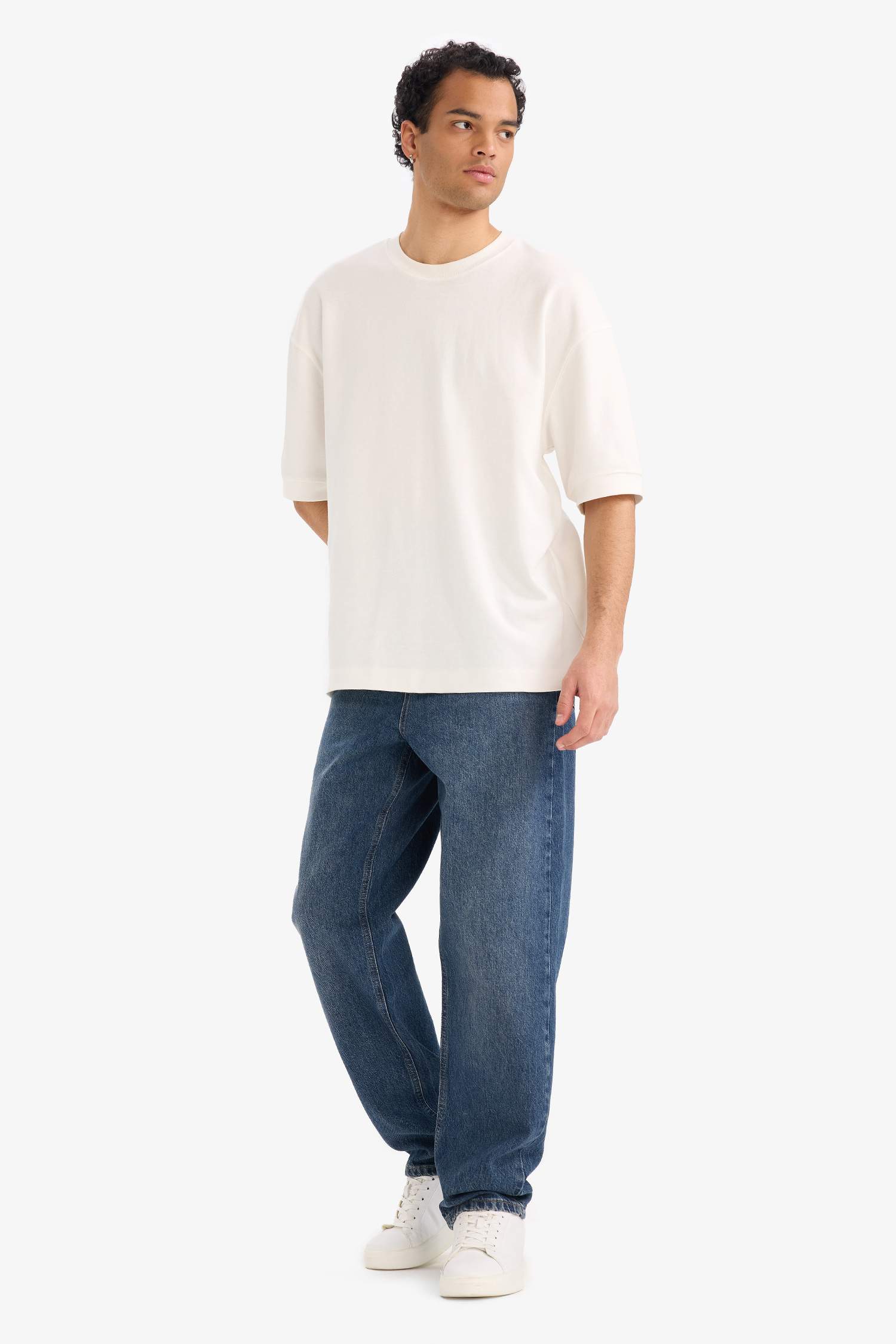 Baggy Fit Geniş Paça Jean Pantolon