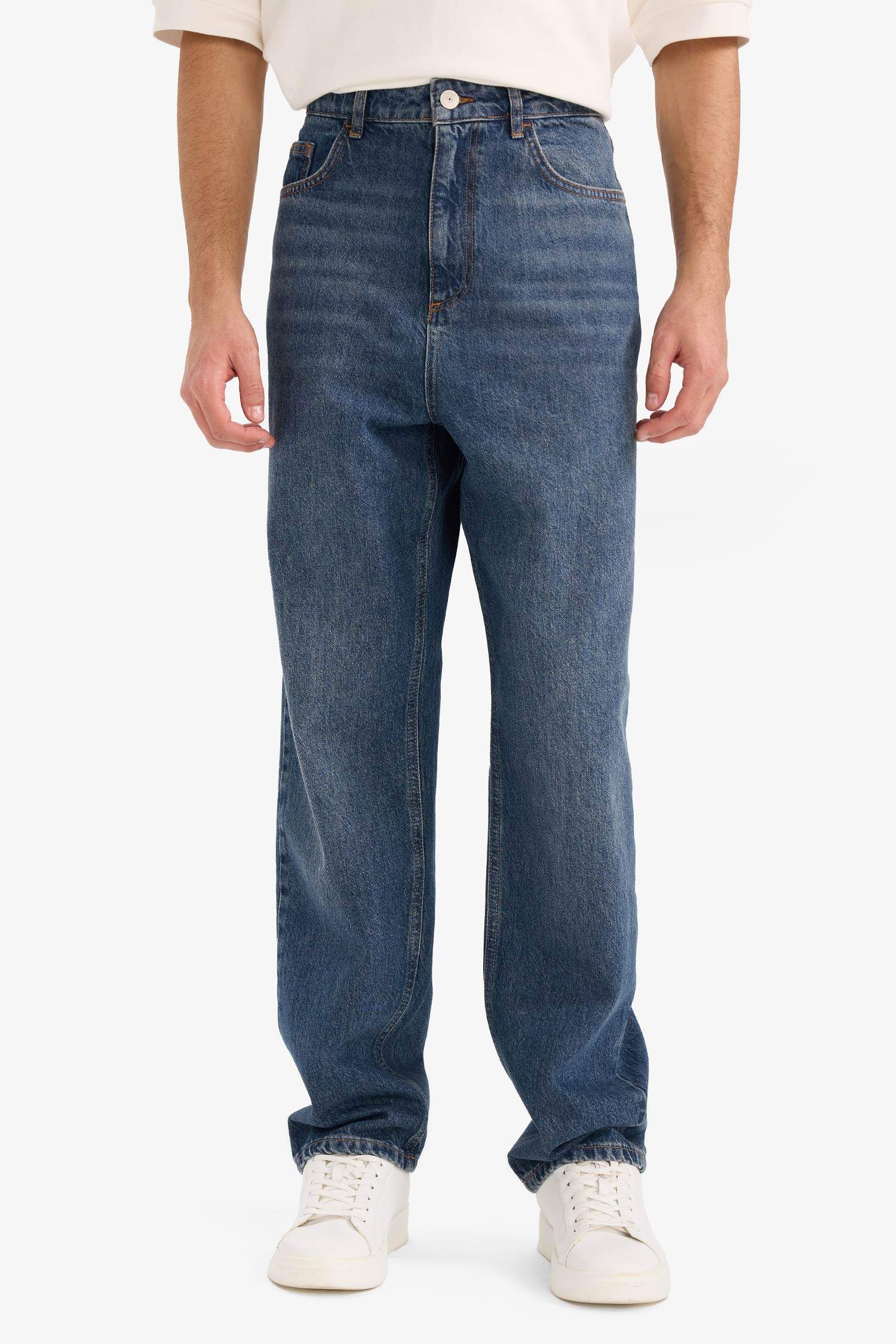 Baggy Fit Geniş Paça Jean Pantolon