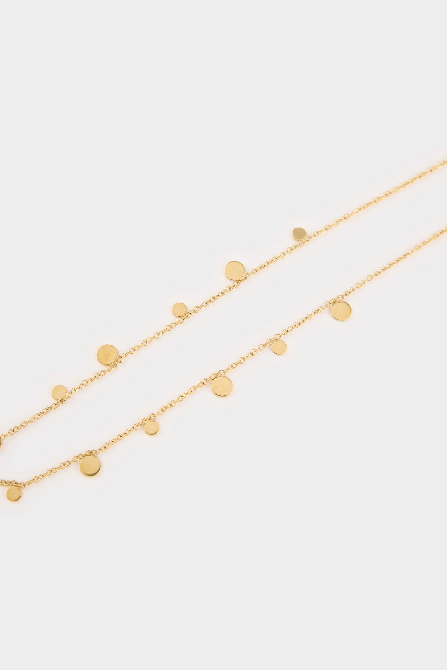 Kadın Gold 2'li Çelik Kolye