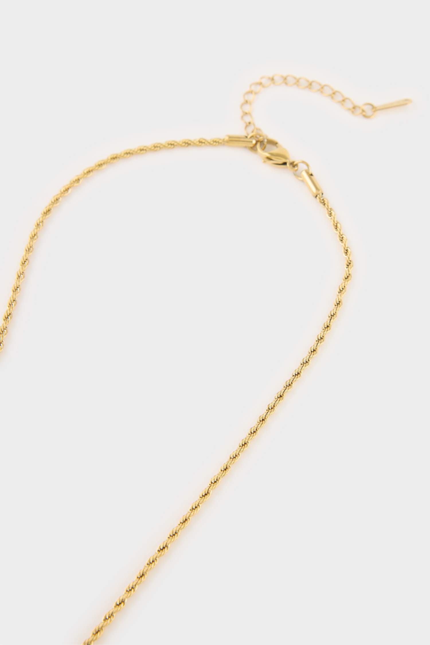 Kadın Gold 2'li Çelik Kolye