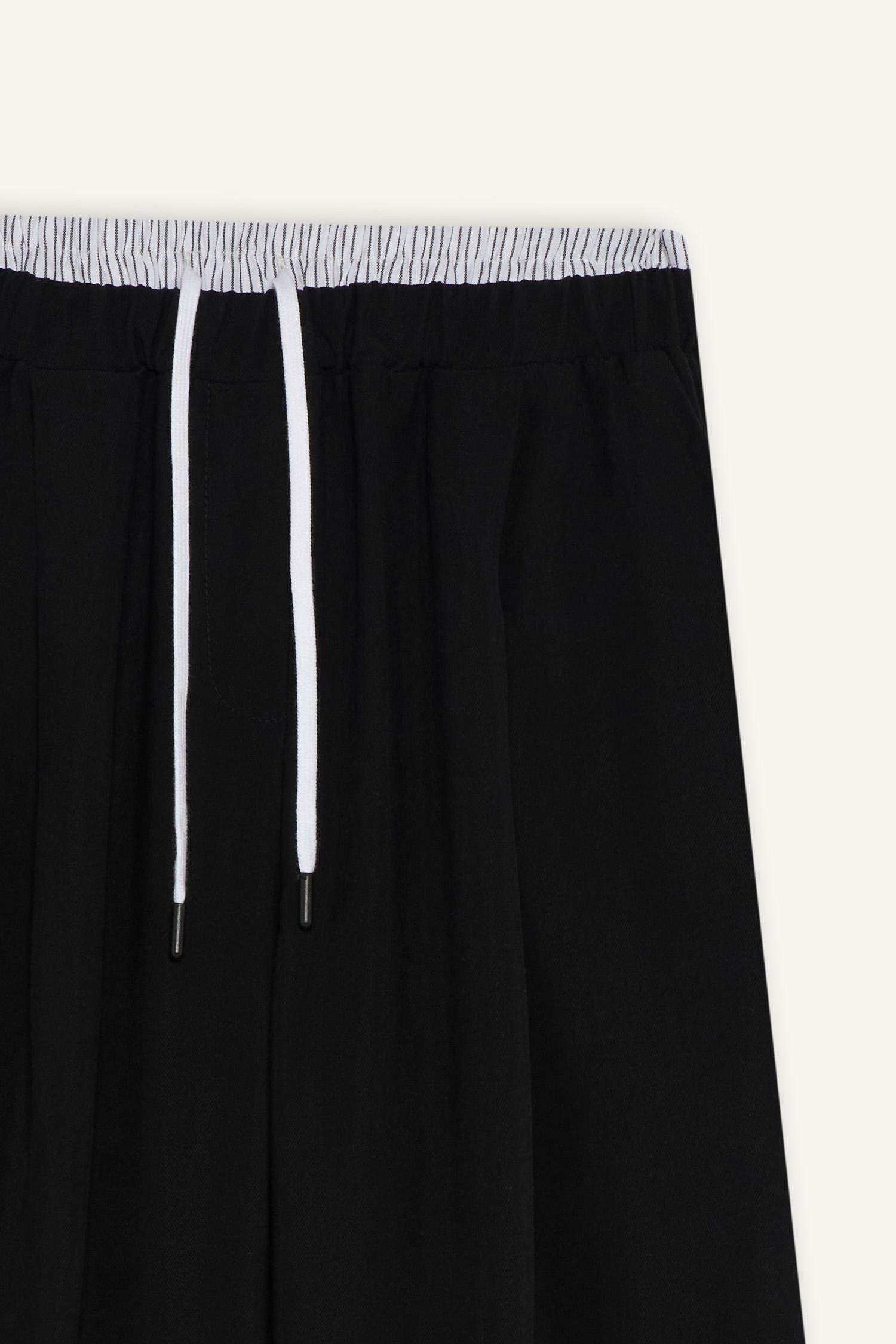 Baggy Fit Çift Cepli Normal Bel Standart Boy Tensel Pantolon