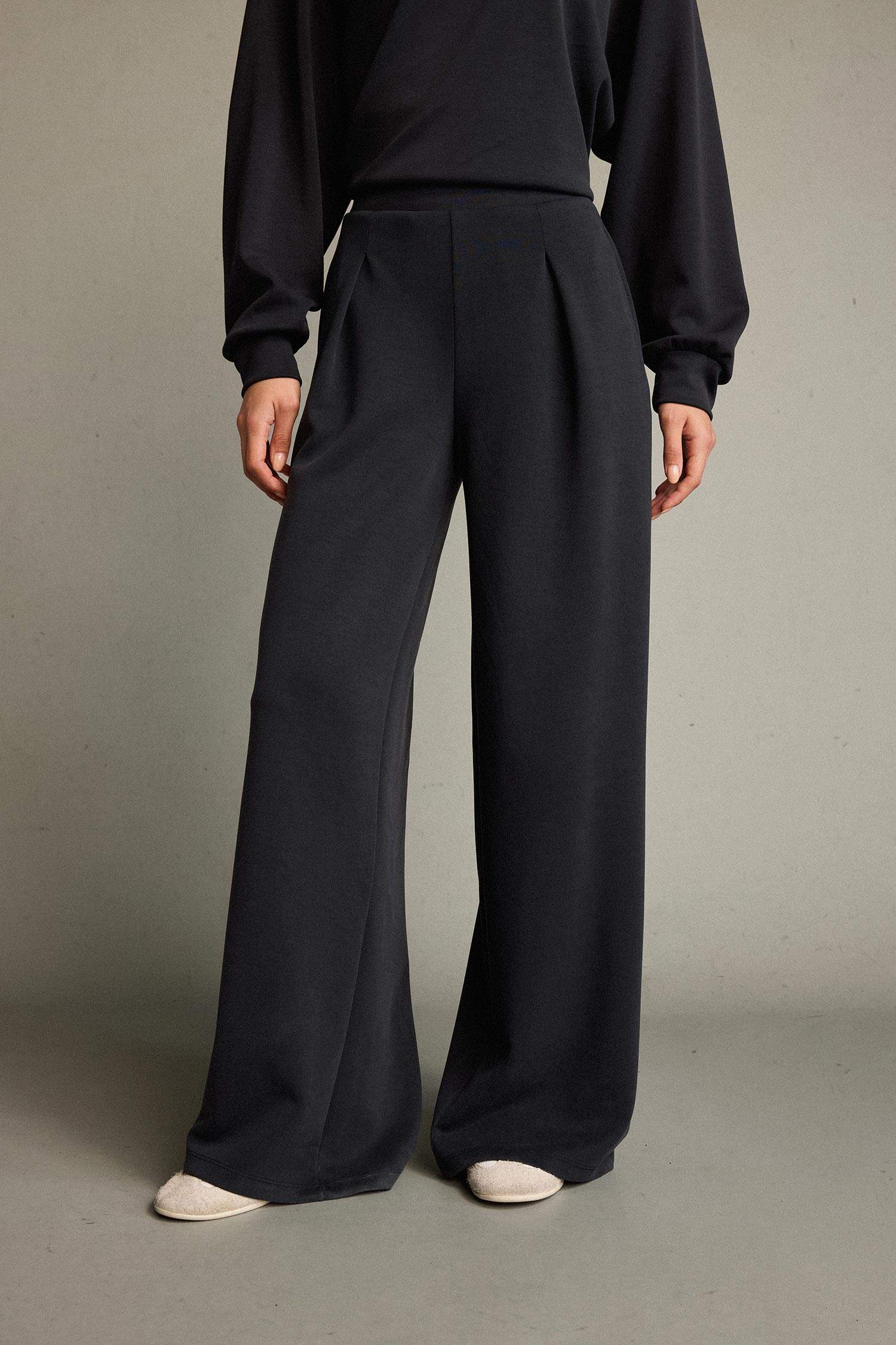 Regular Fit Normal Bel Düz Paça Modal Pantolon