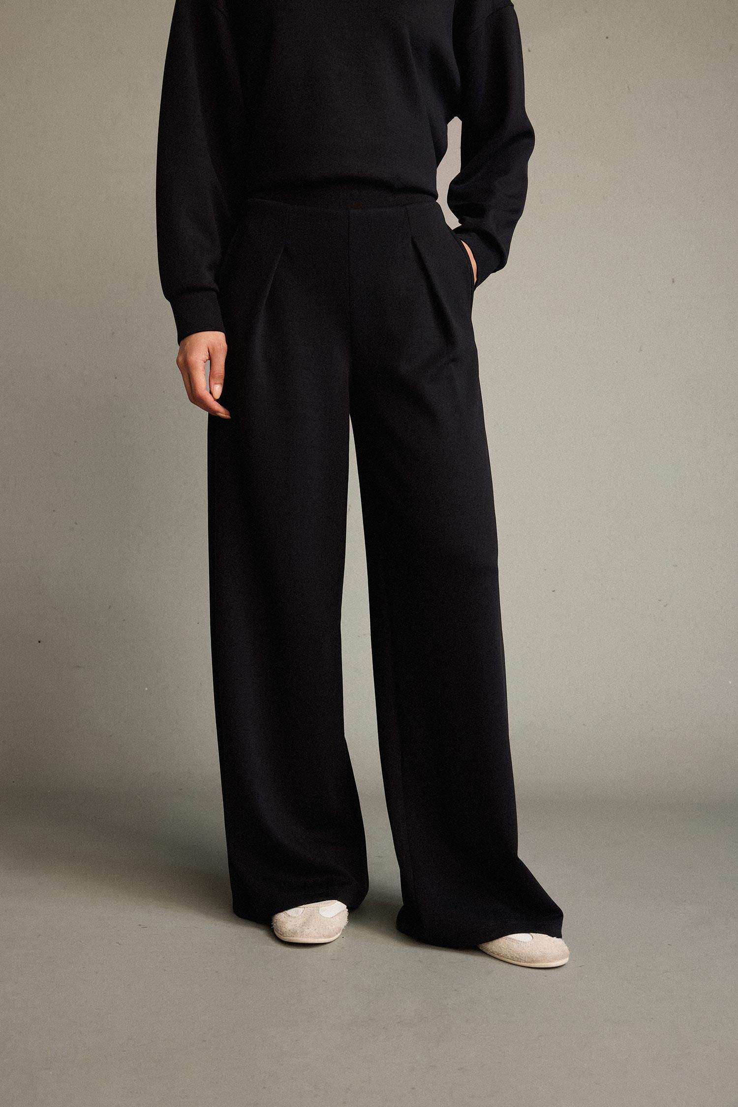 Regular Fit Normal Bel Düz Paça Modal Pantolon