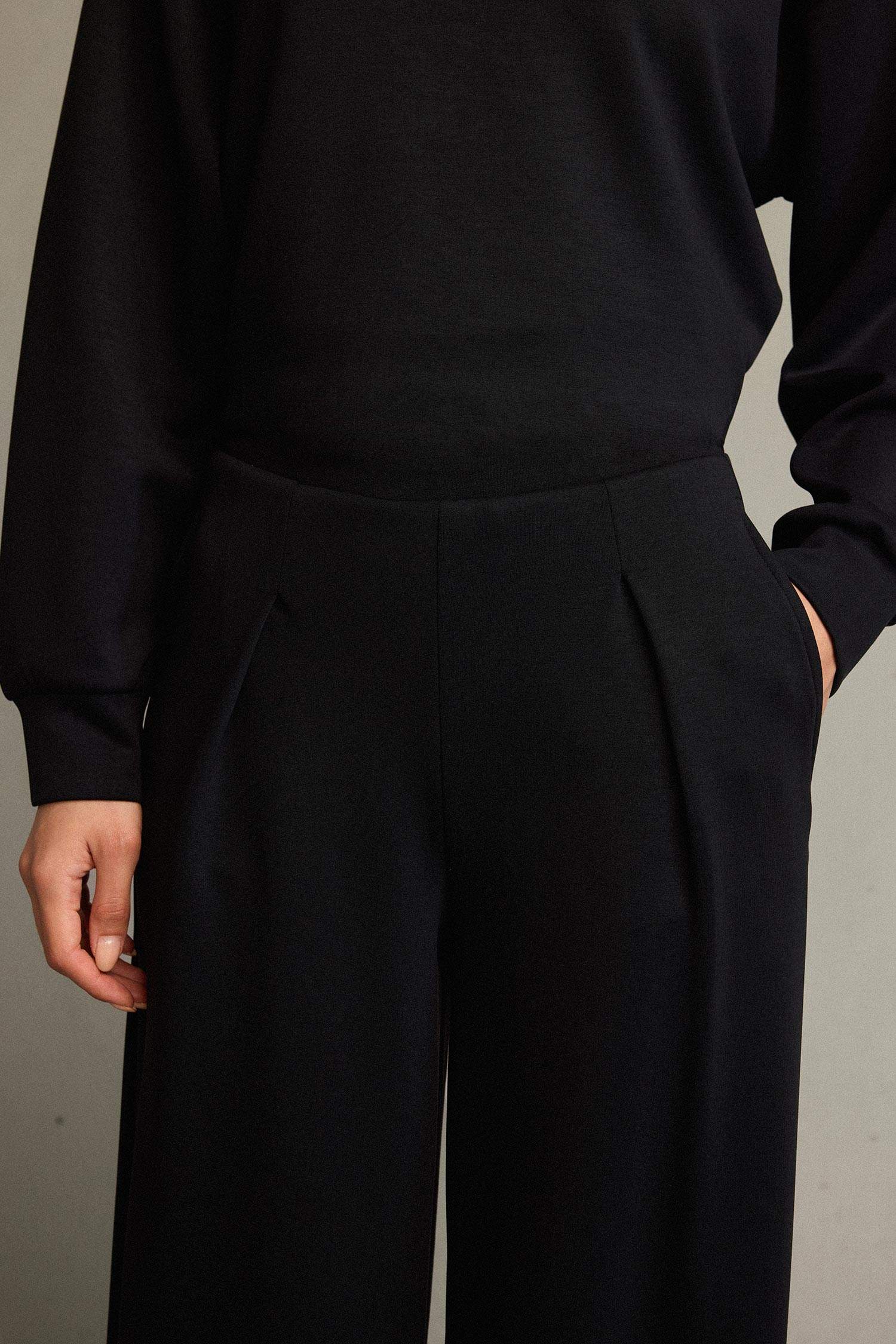 Regular Fit Normal Bel Düz Paça Modal Pantolon