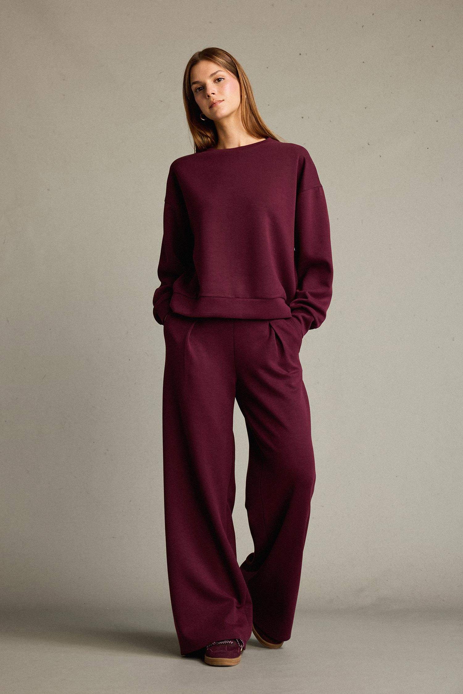 Regular Fit Normal Bel Düz Paça Modal Pantolon