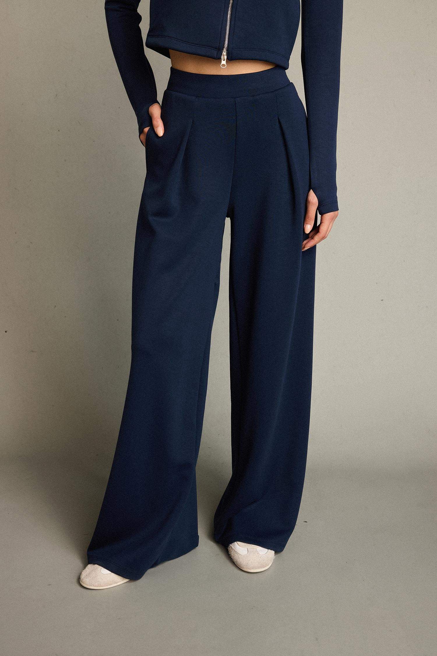 Regular Fit Normal Bel Düz Paça Modal Pantolon