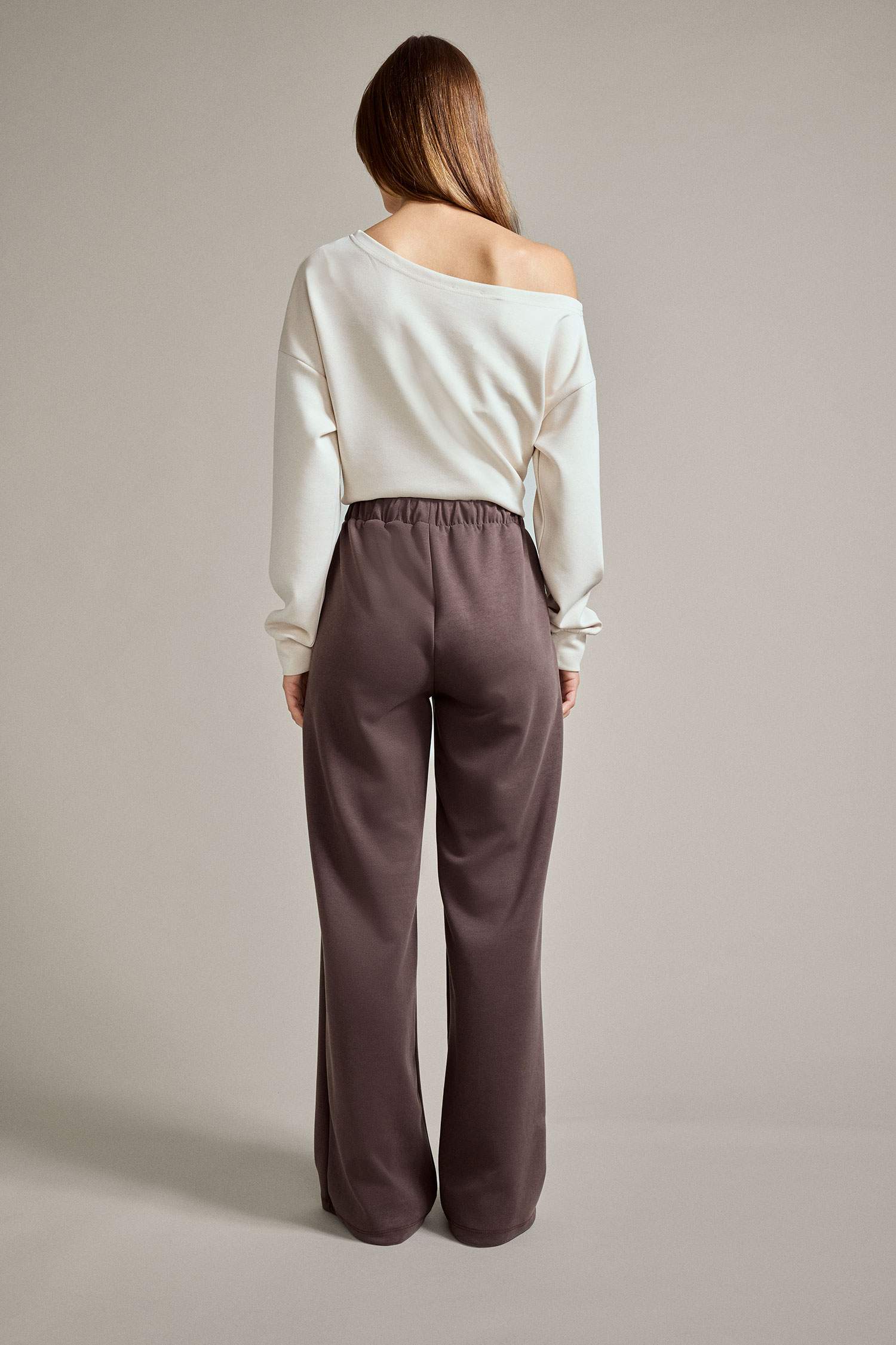 Relax Fit Normal Bel Düz Paça Modal Pantolon