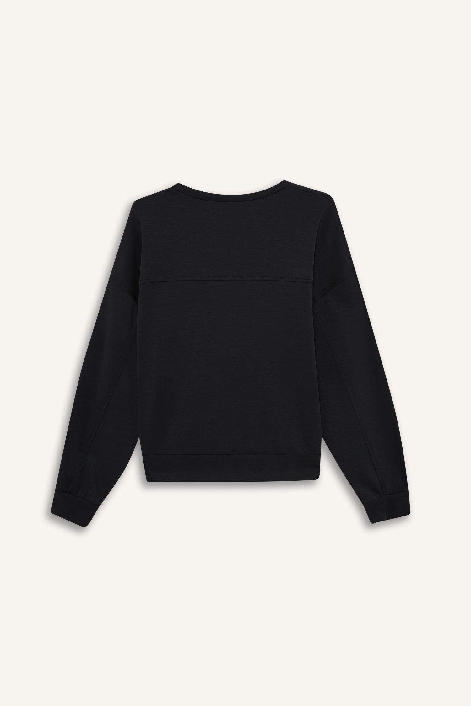 Bisiklet Yaka Modal Sweatshirt