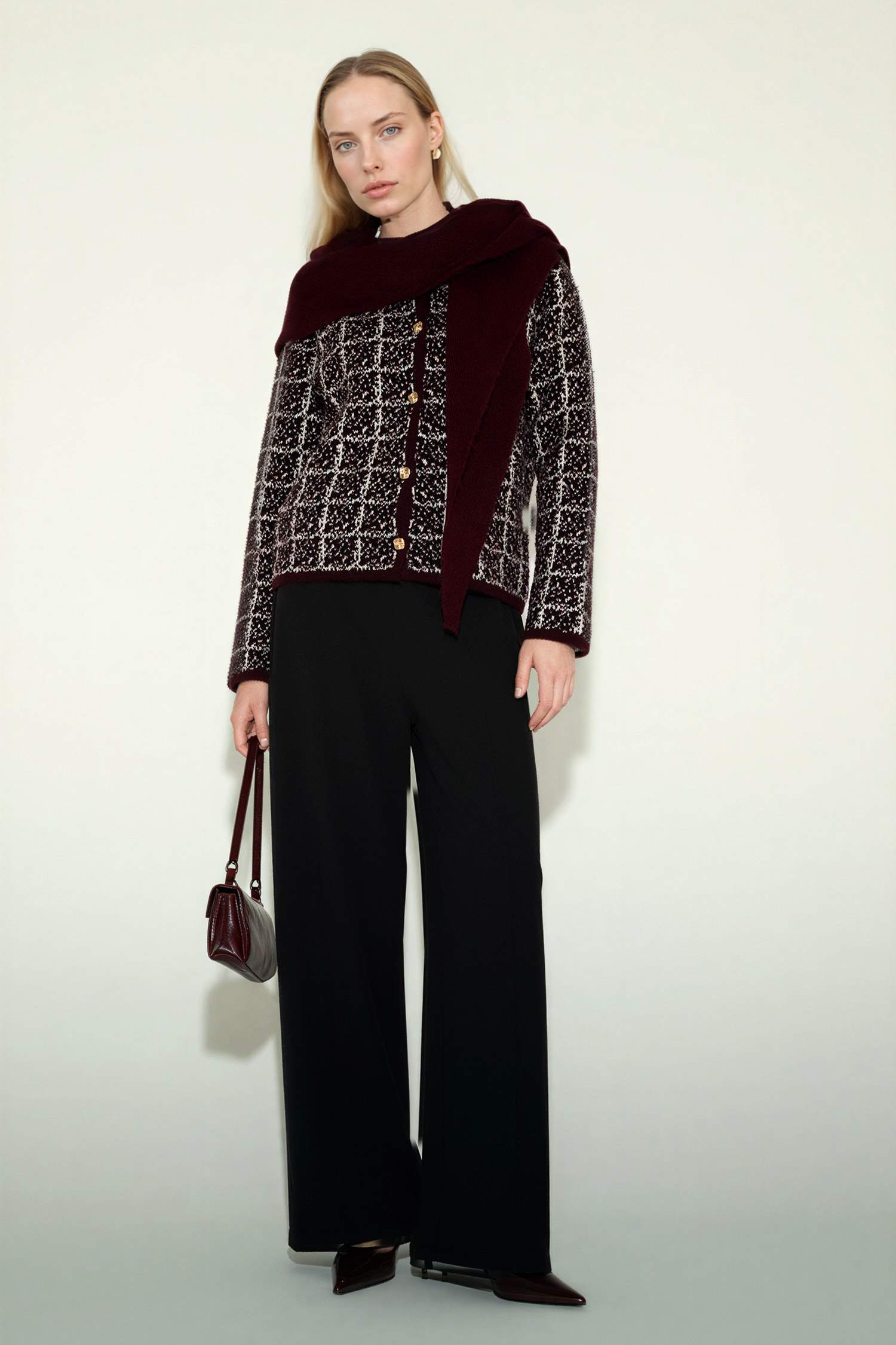 بنطرون كريب برجل عادي مستقيم