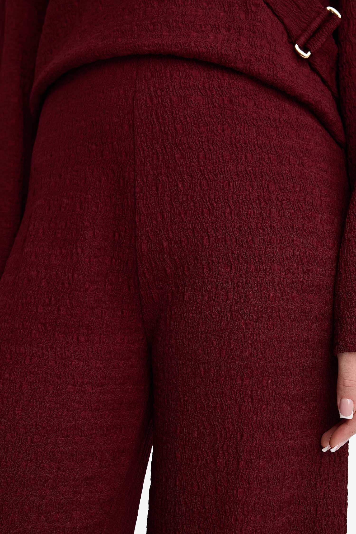 بنطرون منسوج قصة مستقيمة برجل عادي