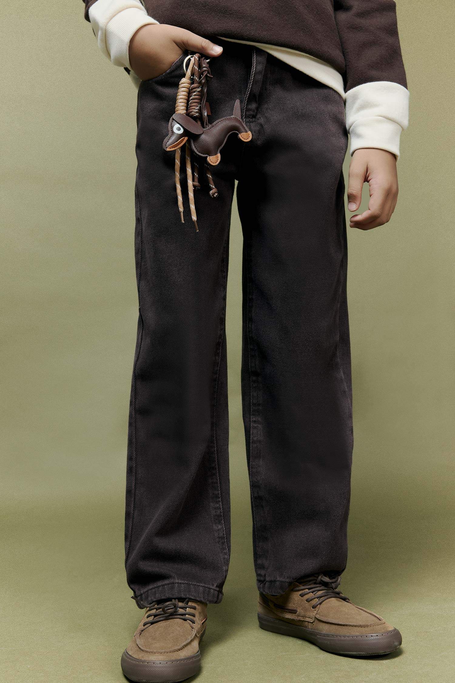 Boy Wide Leg Straight Leg Jeans