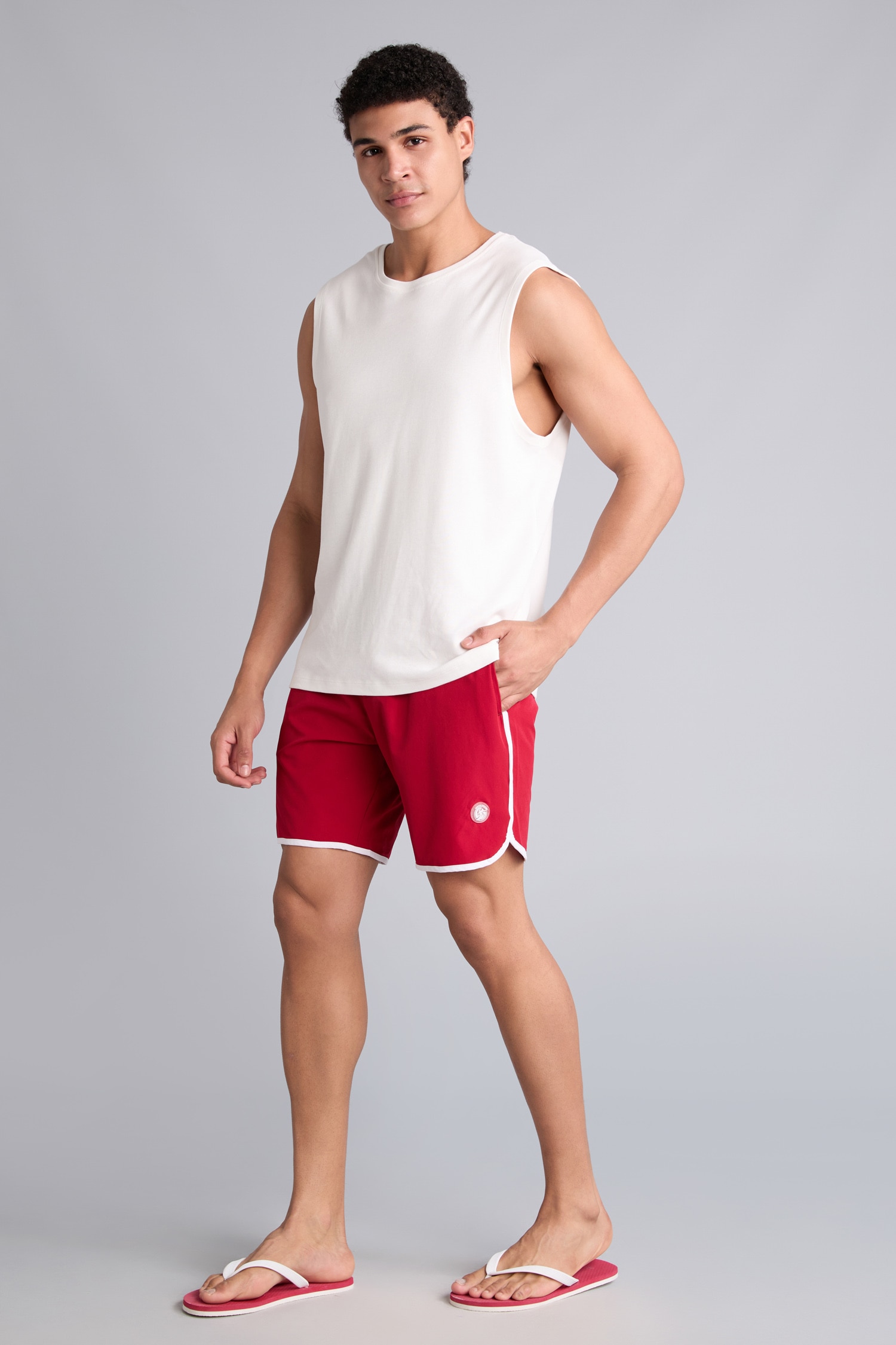 DeFacto Esnek Kumaş Regular Fit File Astarlı Deniz Şortu