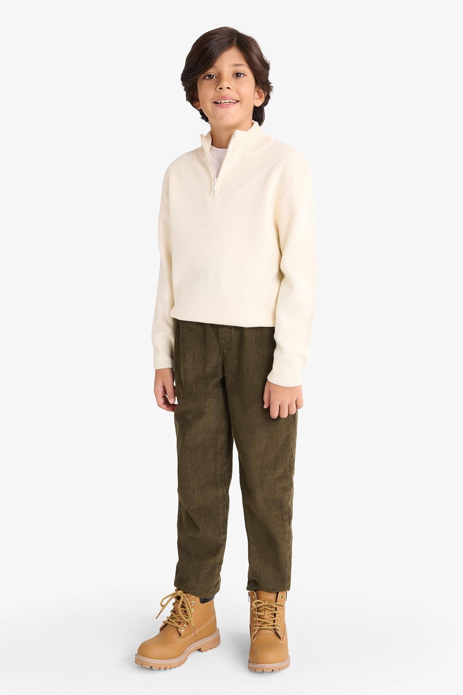 بلوز تريكو ولادي قصة عادية بنص سحاب