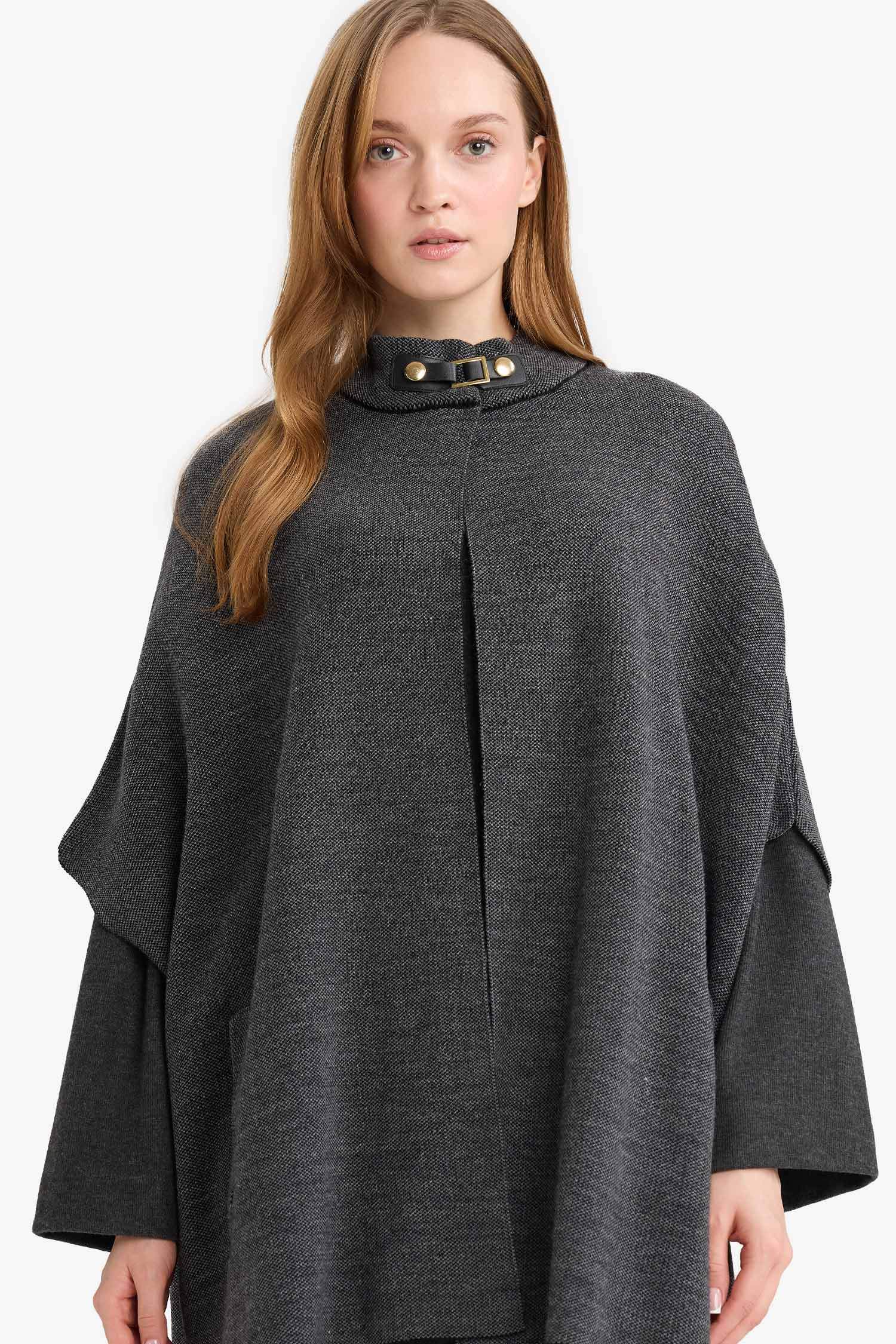 High Neck Knitwear Cardigan