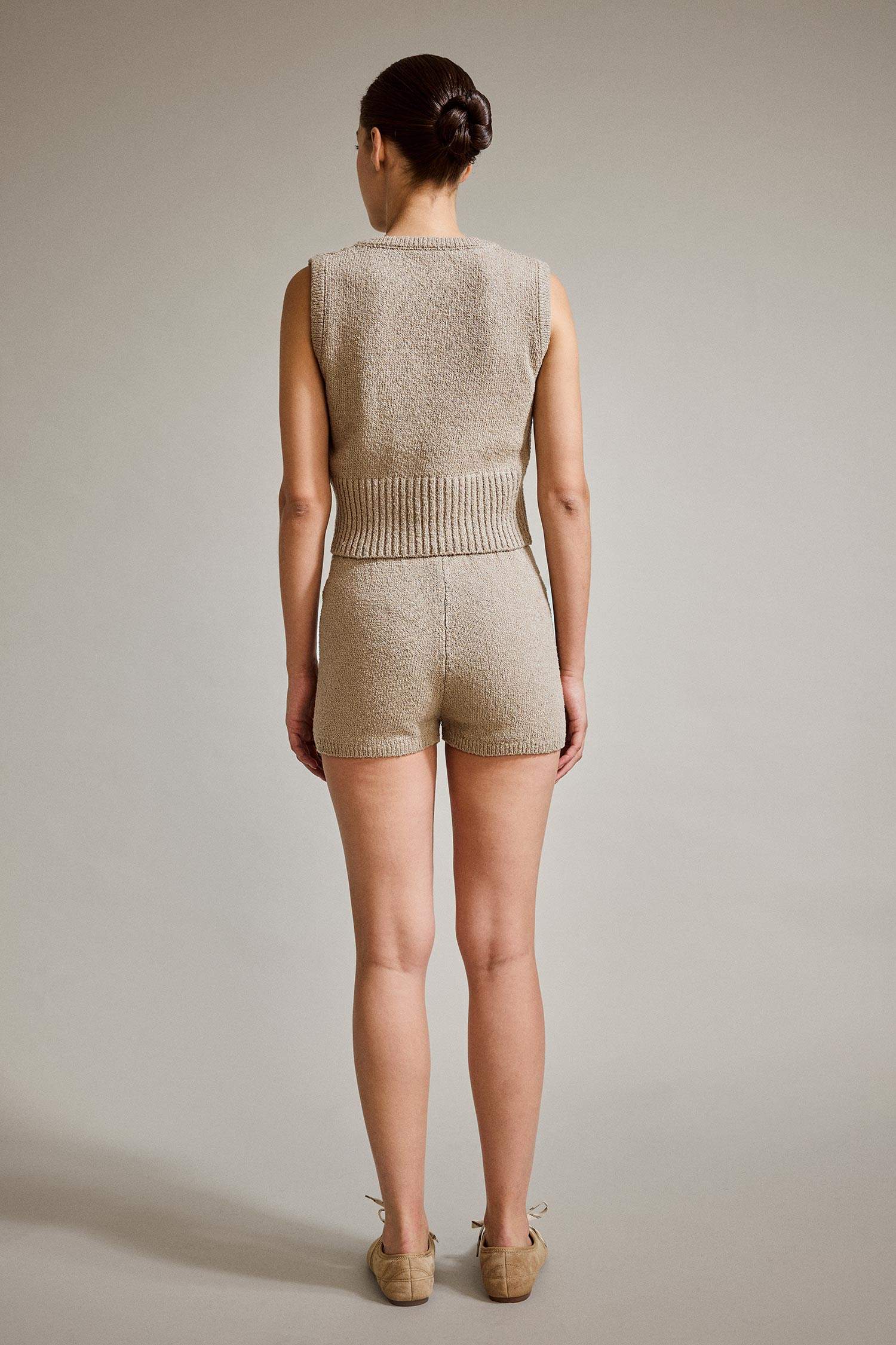 Beli Bağcıklı Lastikli Şort