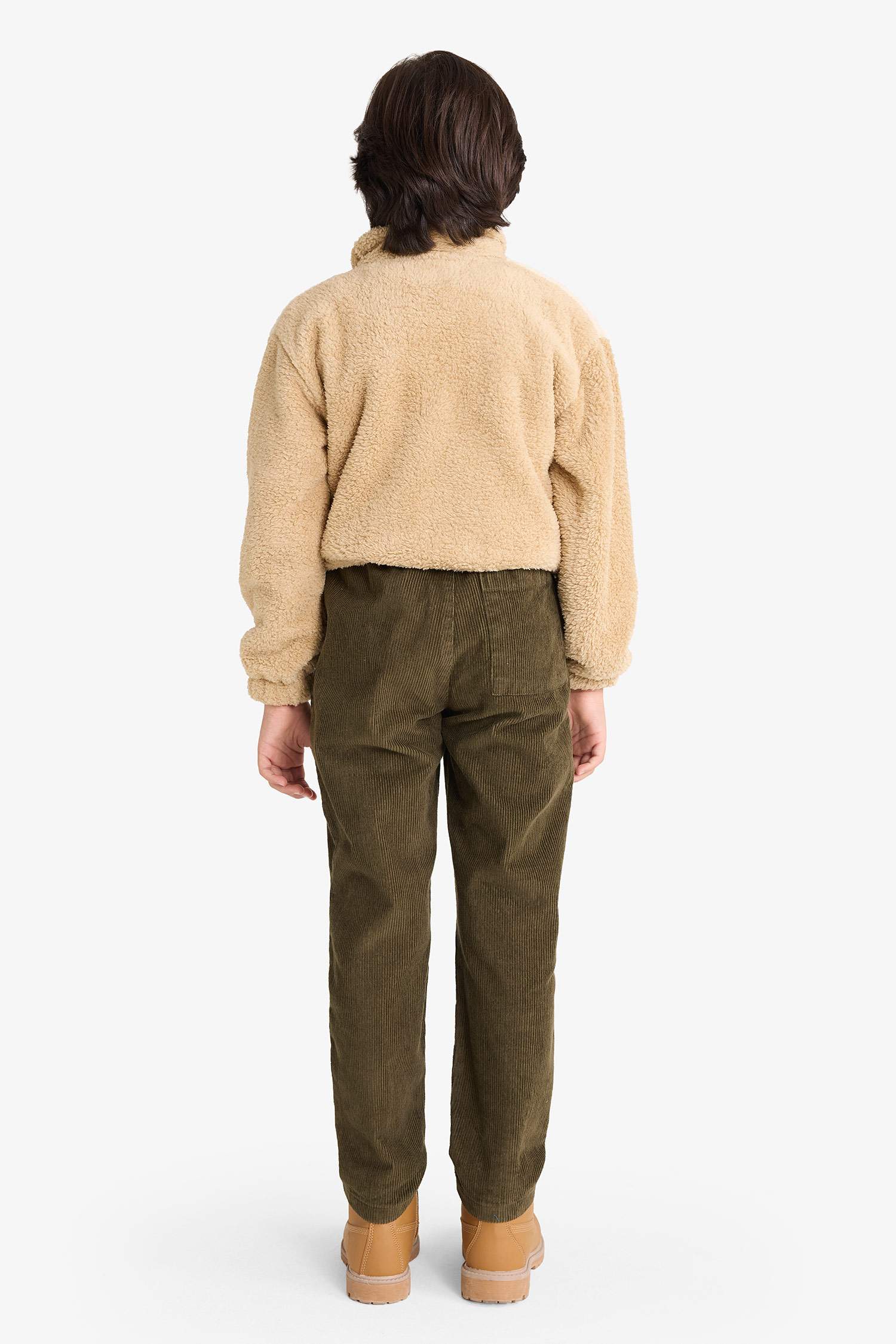 Erkek Çocuk Standart Paça Kadife Pantolon