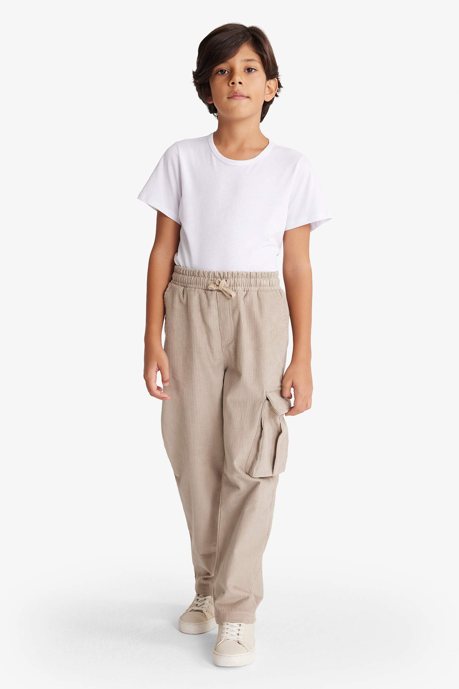 Erkek Çocuk Standart Paça Kadife Pantolon