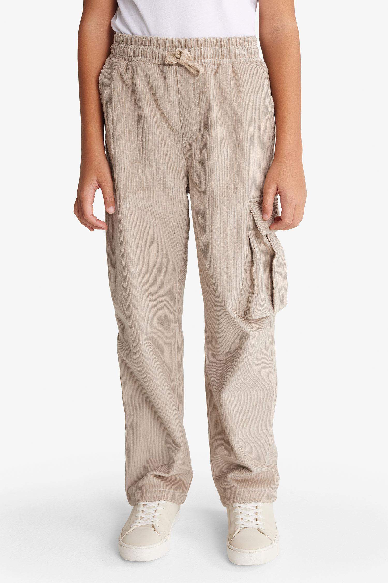 Erkek Çocuk Standart Paça Kadife Pantolon