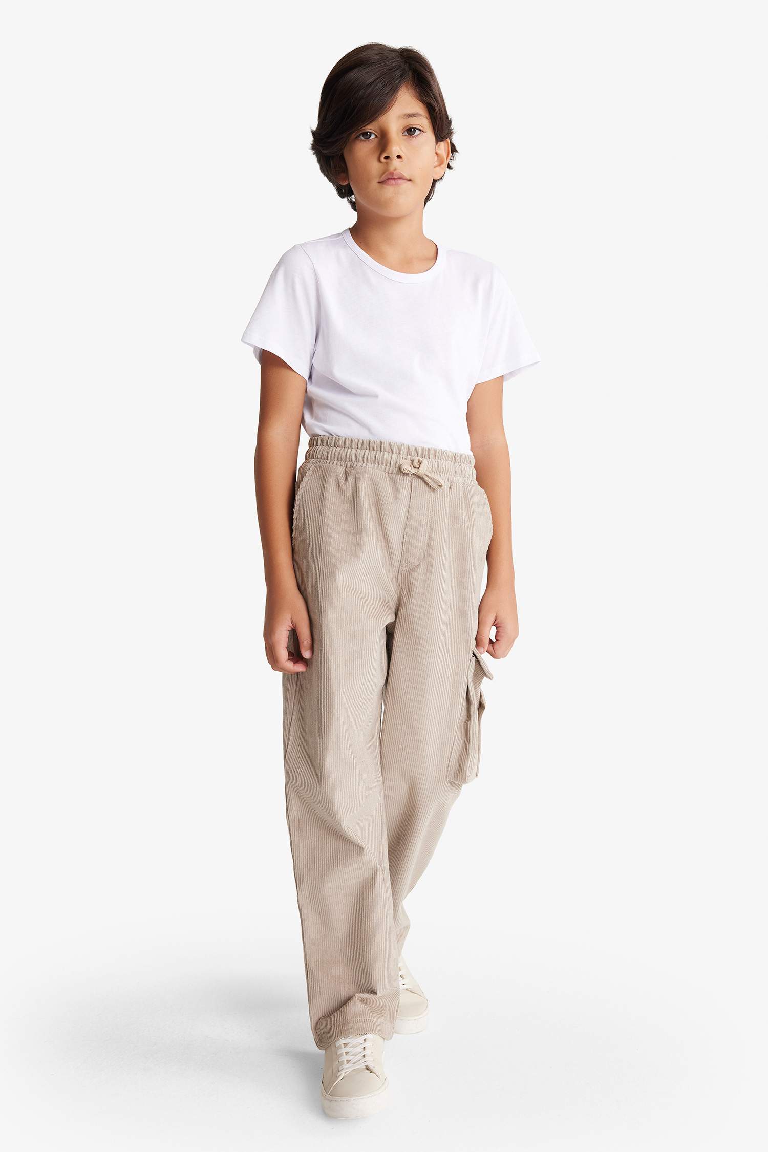 Erkek Çocuk Standart Paça Kadife Pantolon