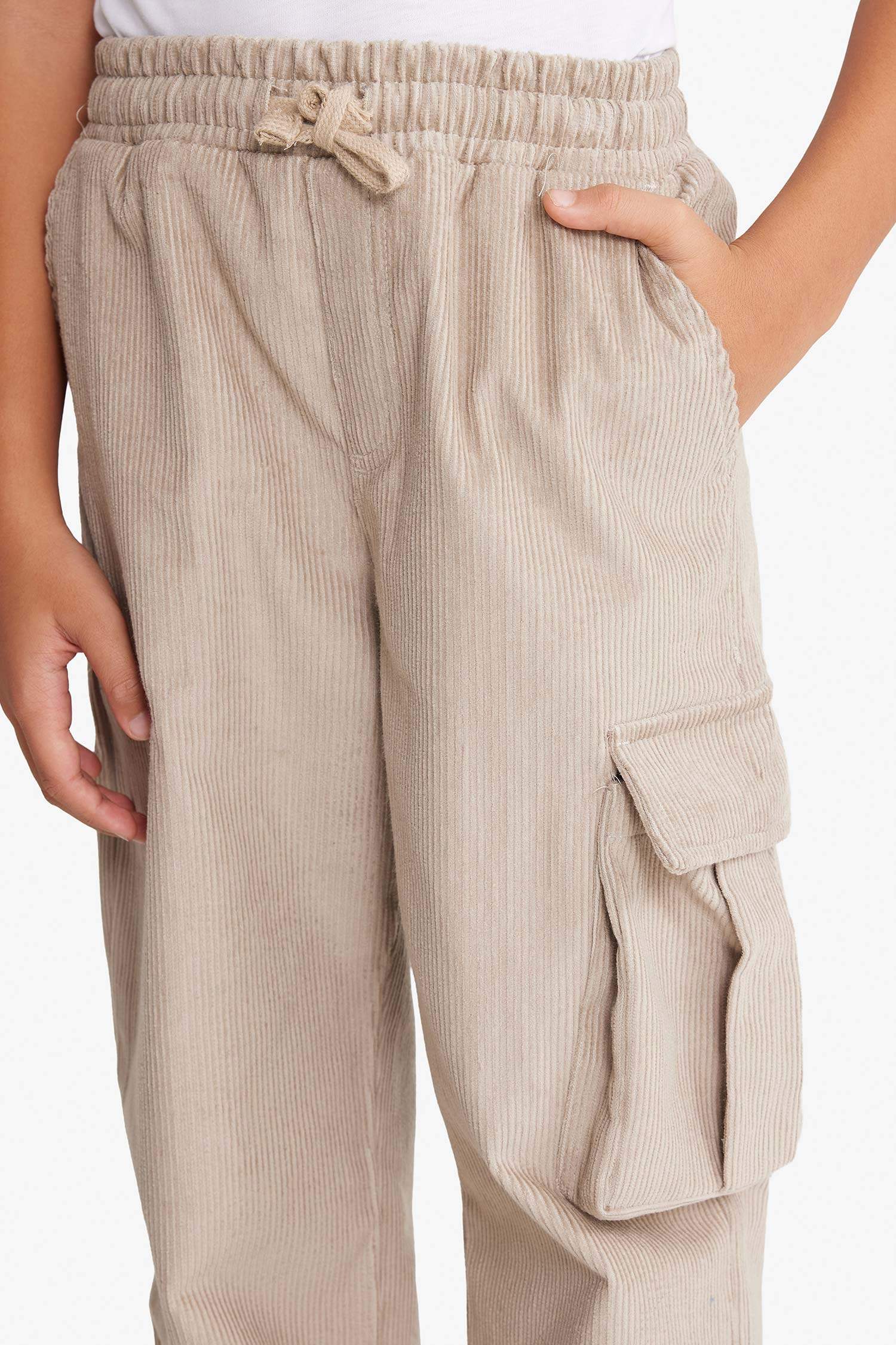 Erkek Çocuk Standart Paça Kadife Pantolon