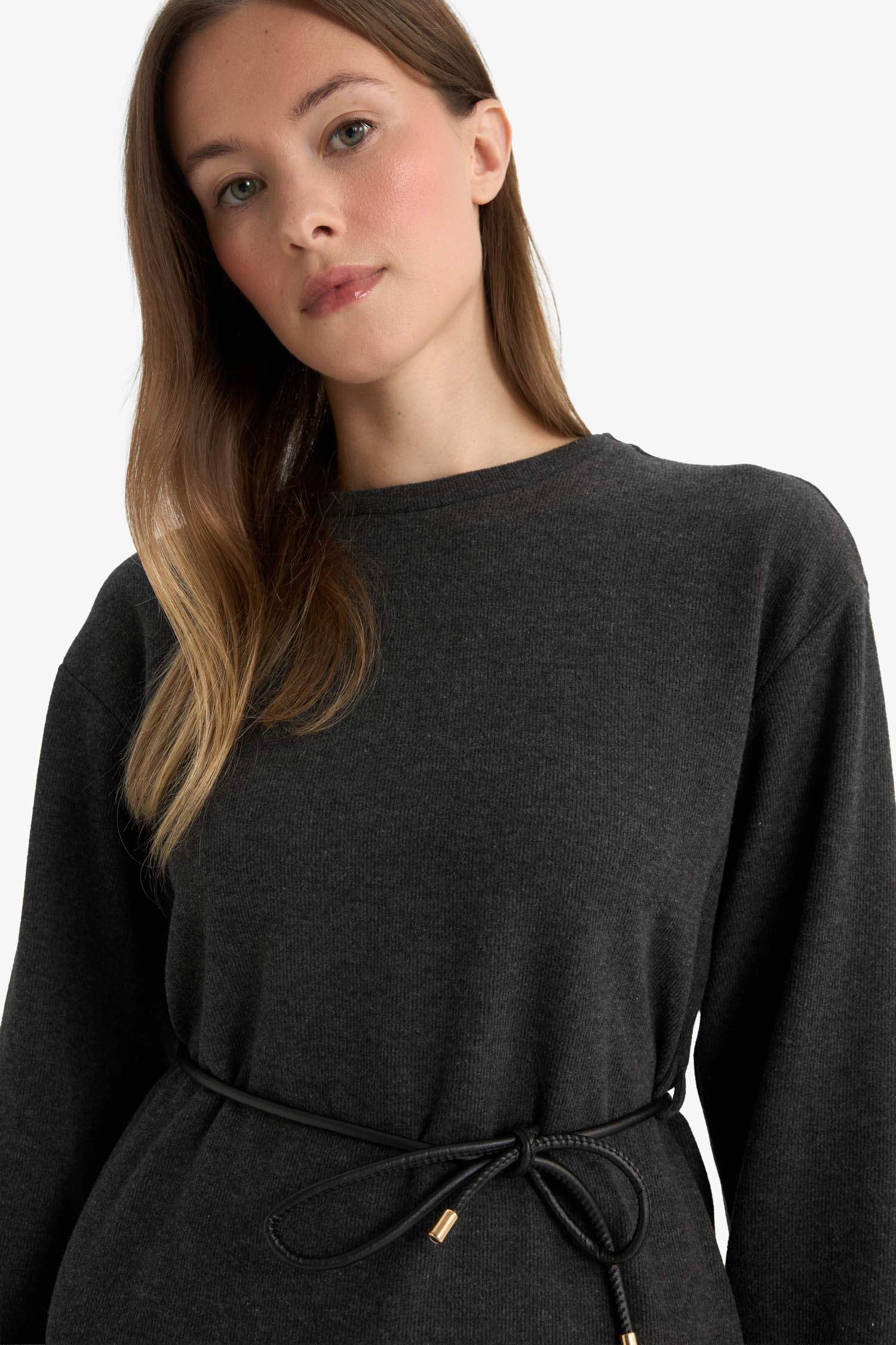 Regular Fit Crew Neck Long Sleeve T-Shirt