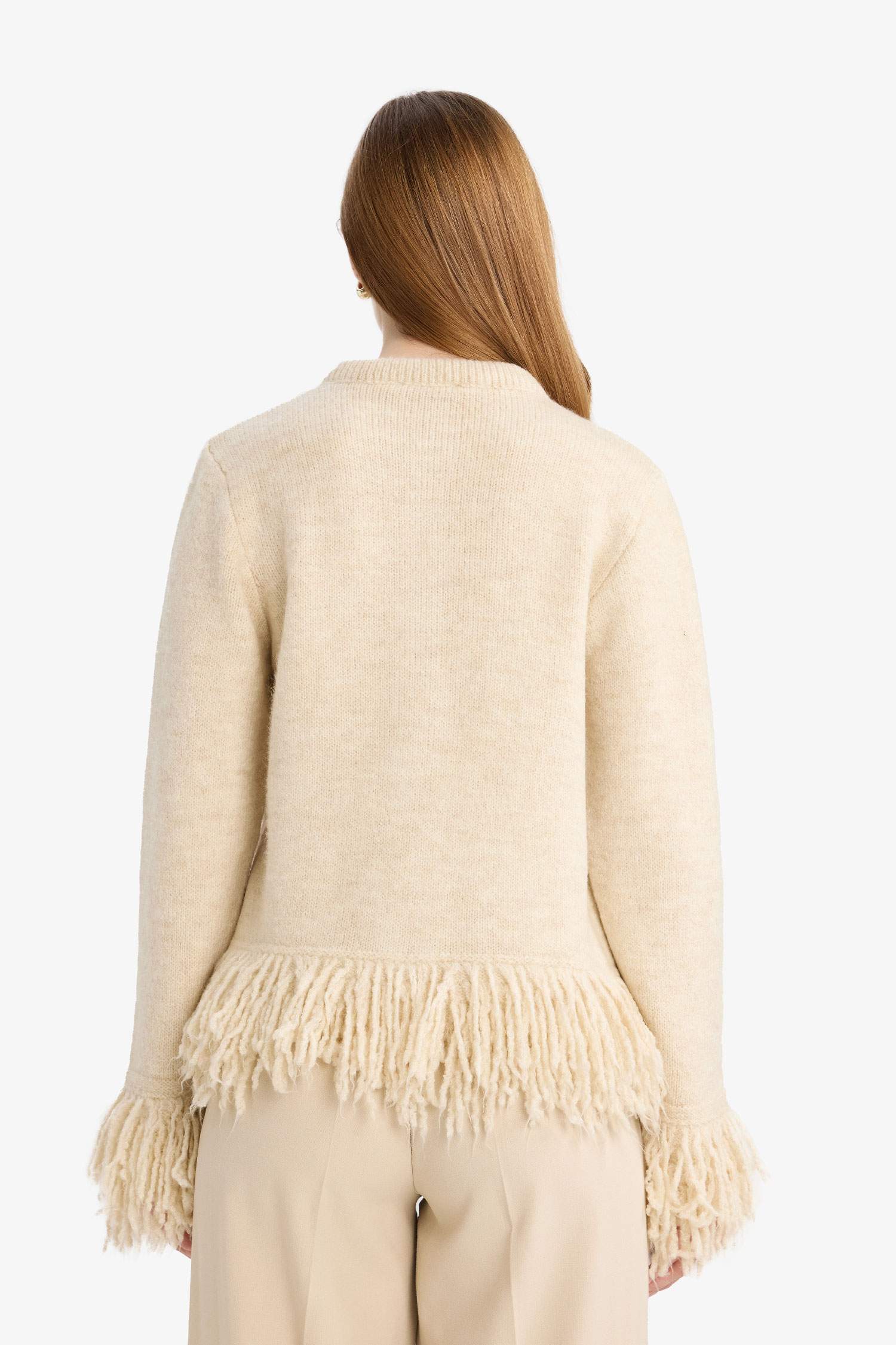 Regular Fit Crew Neck Knitwear Cardigan