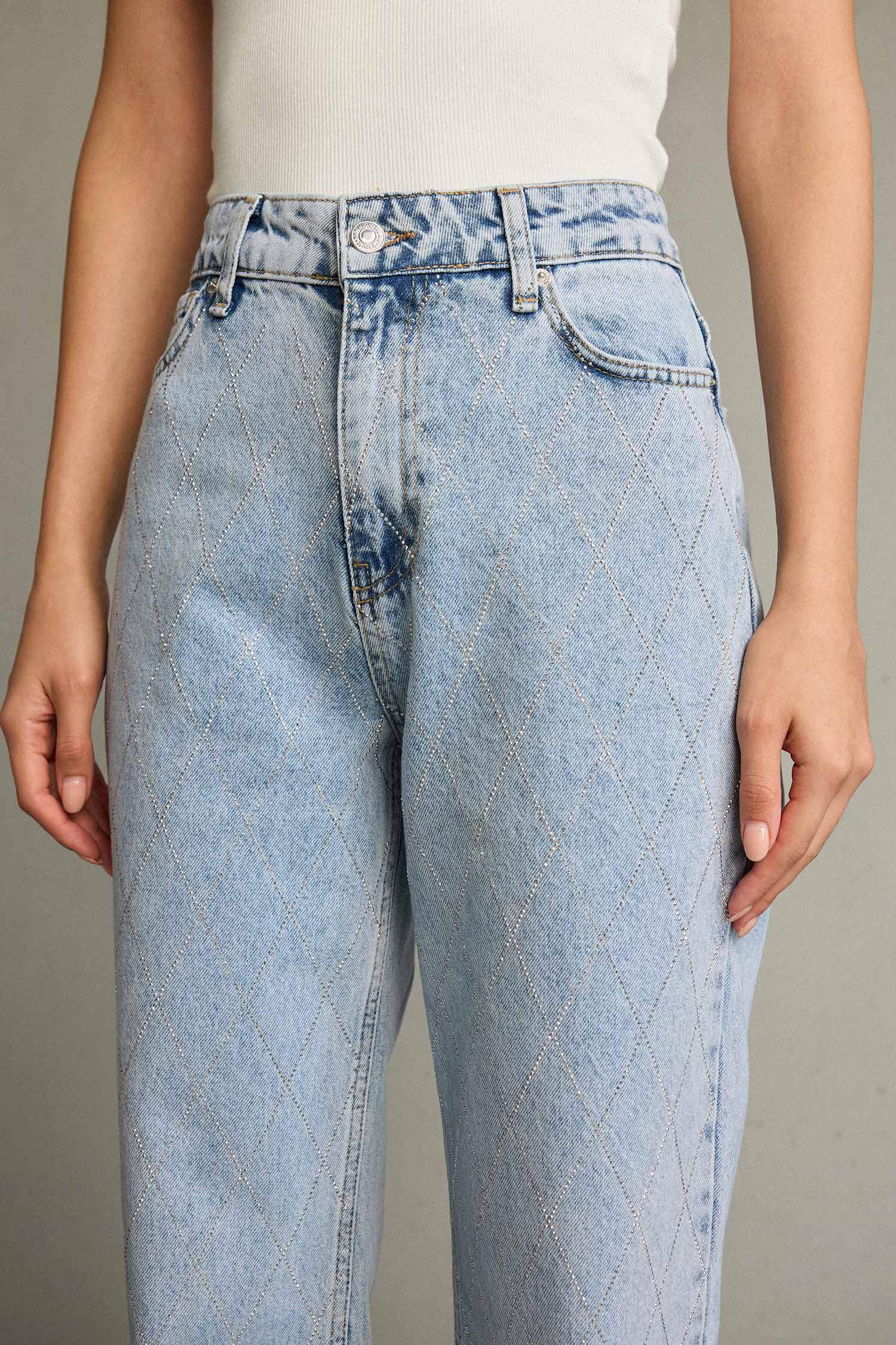 Relax Fit Geniş Bol Paça Jean Pantolon