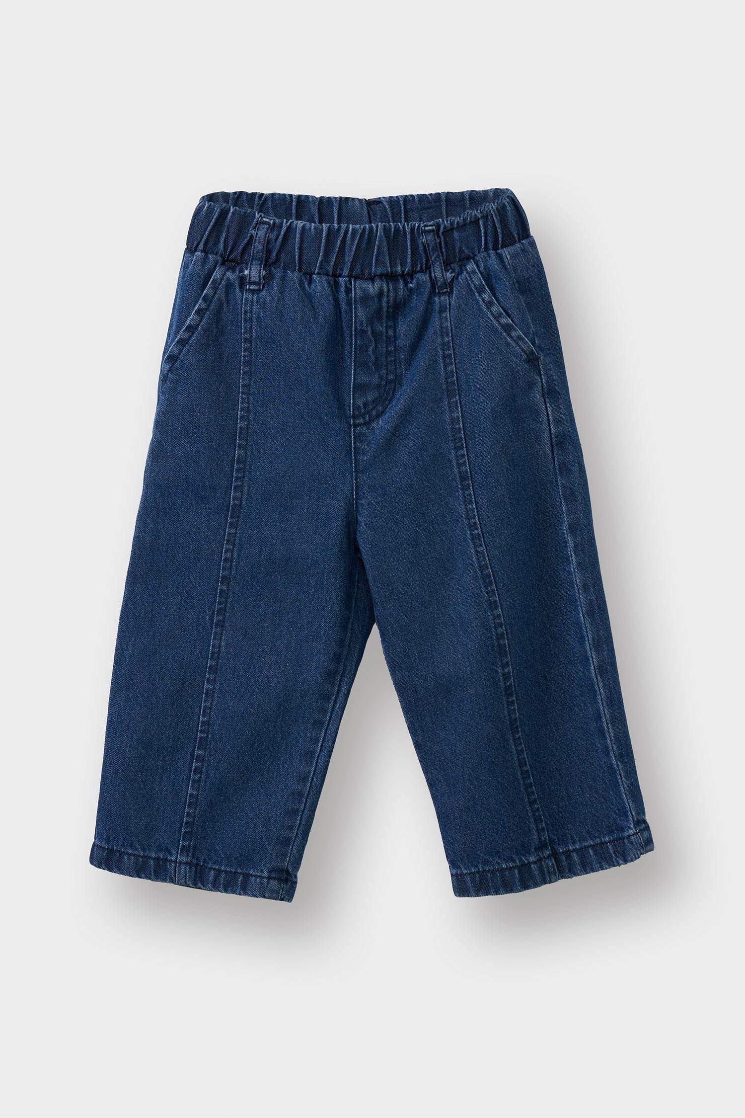 Erkek Bebek 2'li Takım Baskılı Sweatshirt Jean Pantolon