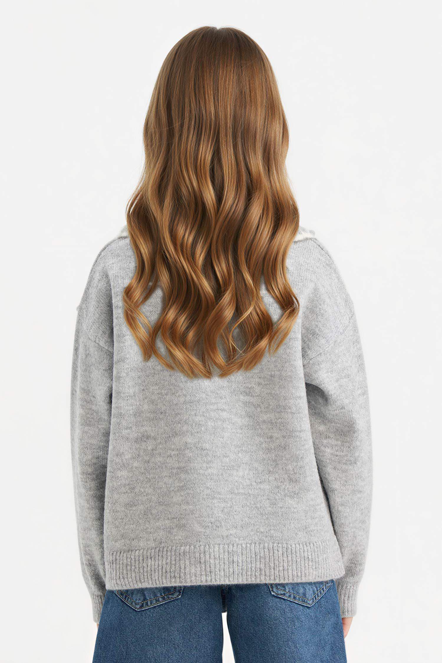 بلوز قصة عادية بياقة بولو