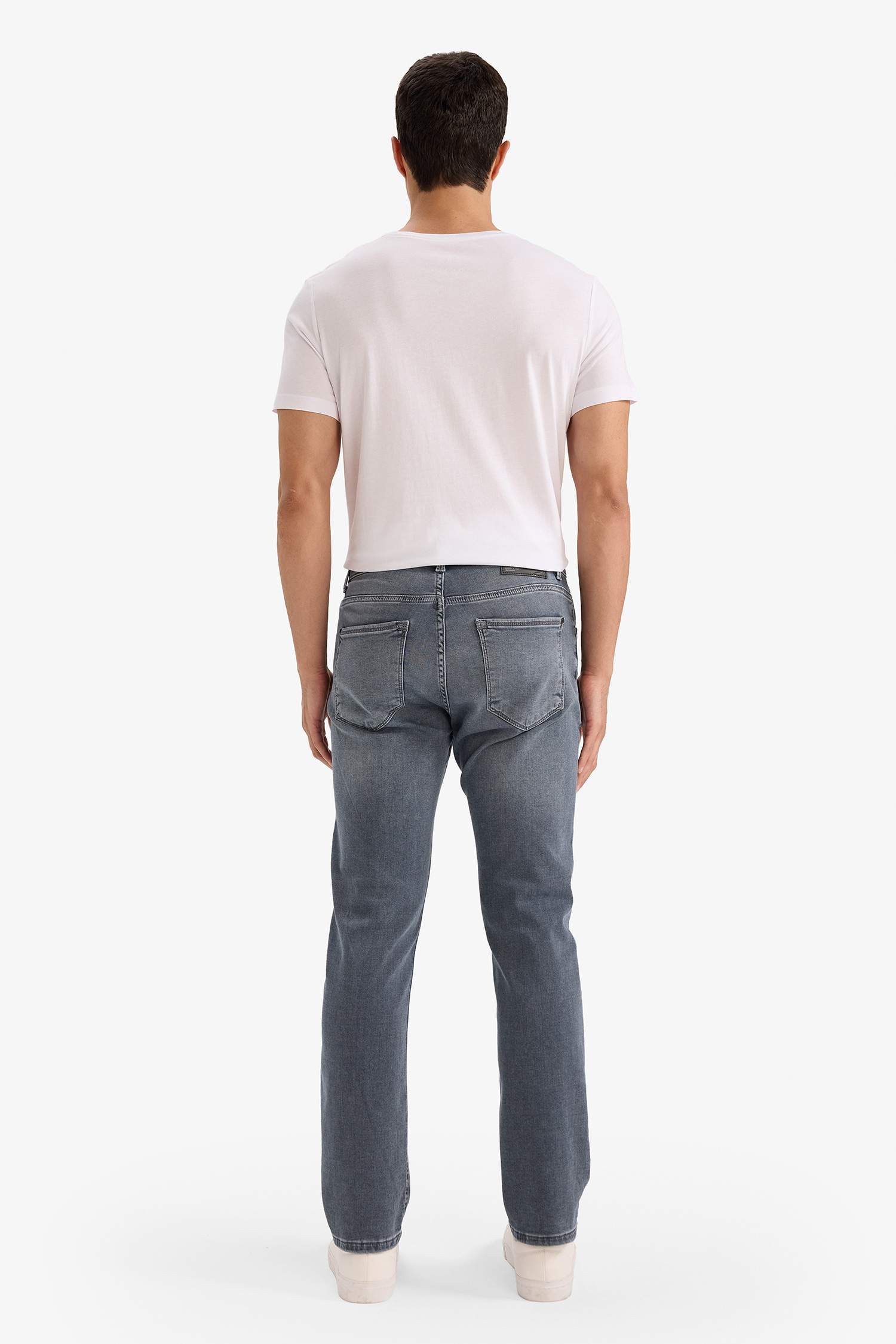 Sergio Regular Fit Regular Waist Straight Leg Trousers