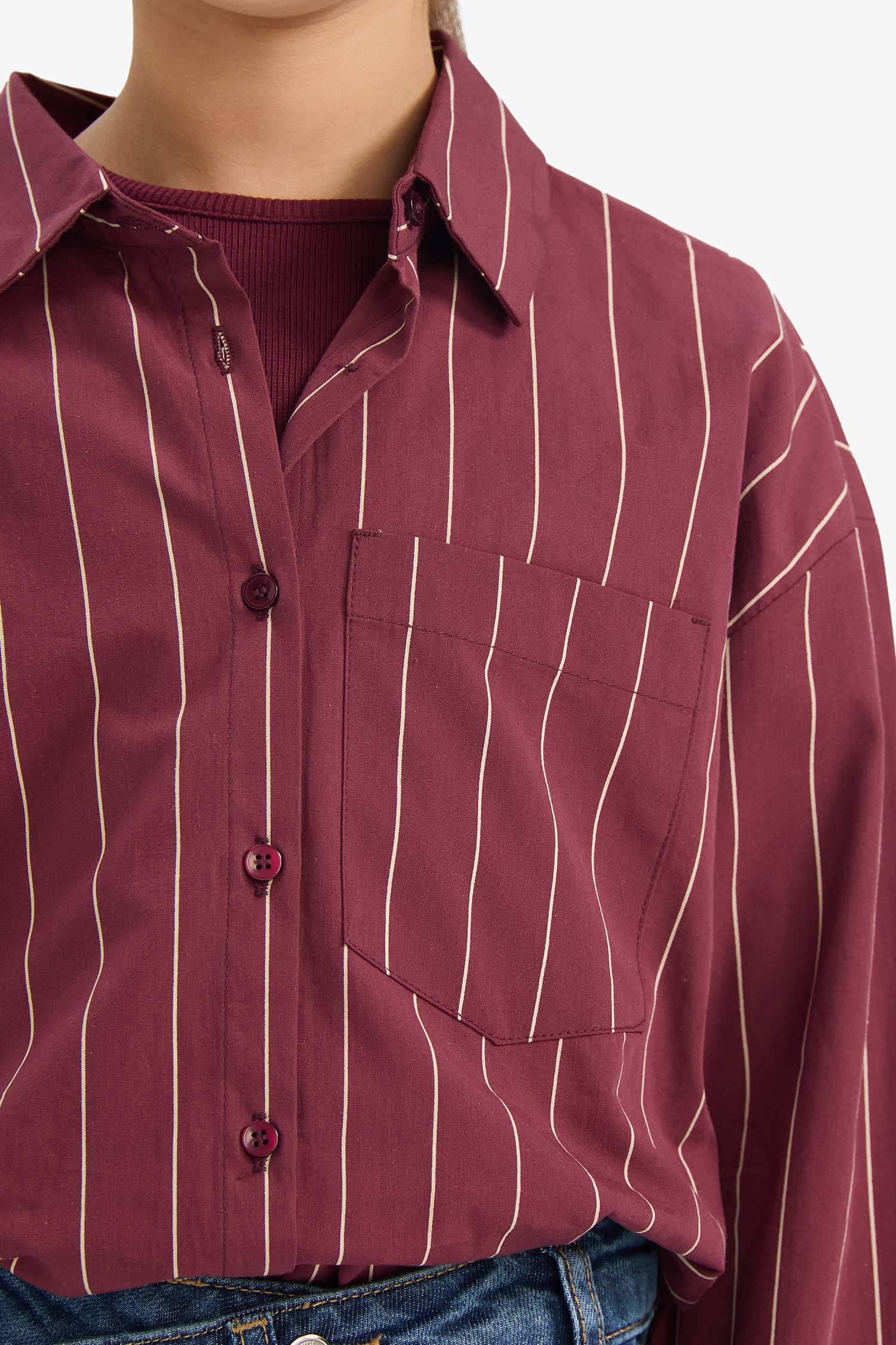 Girl Regular Fit Long Sleeve Shirt and T-shirt