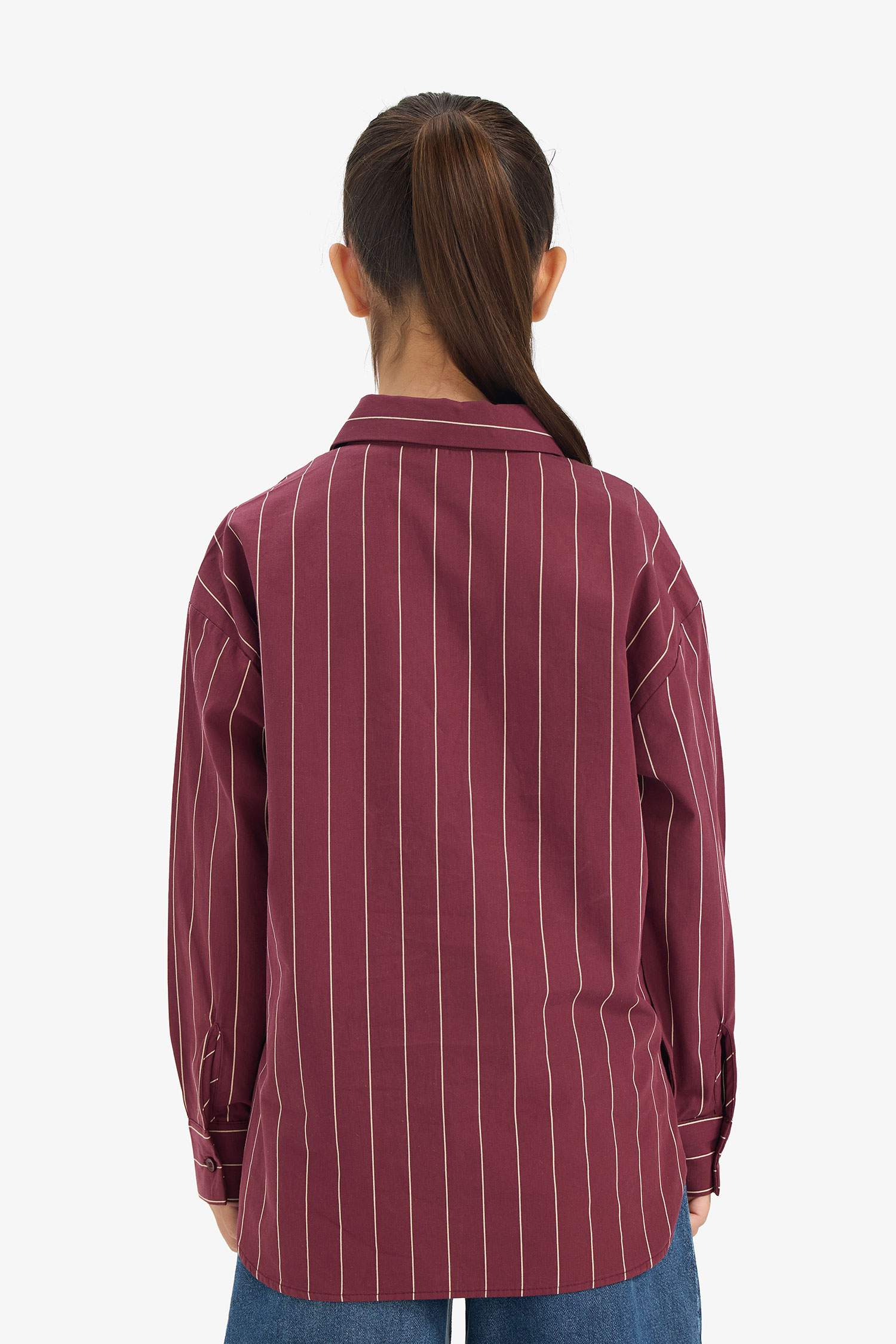 Girl Regular Fit Long Sleeve Shirt and T-shirt