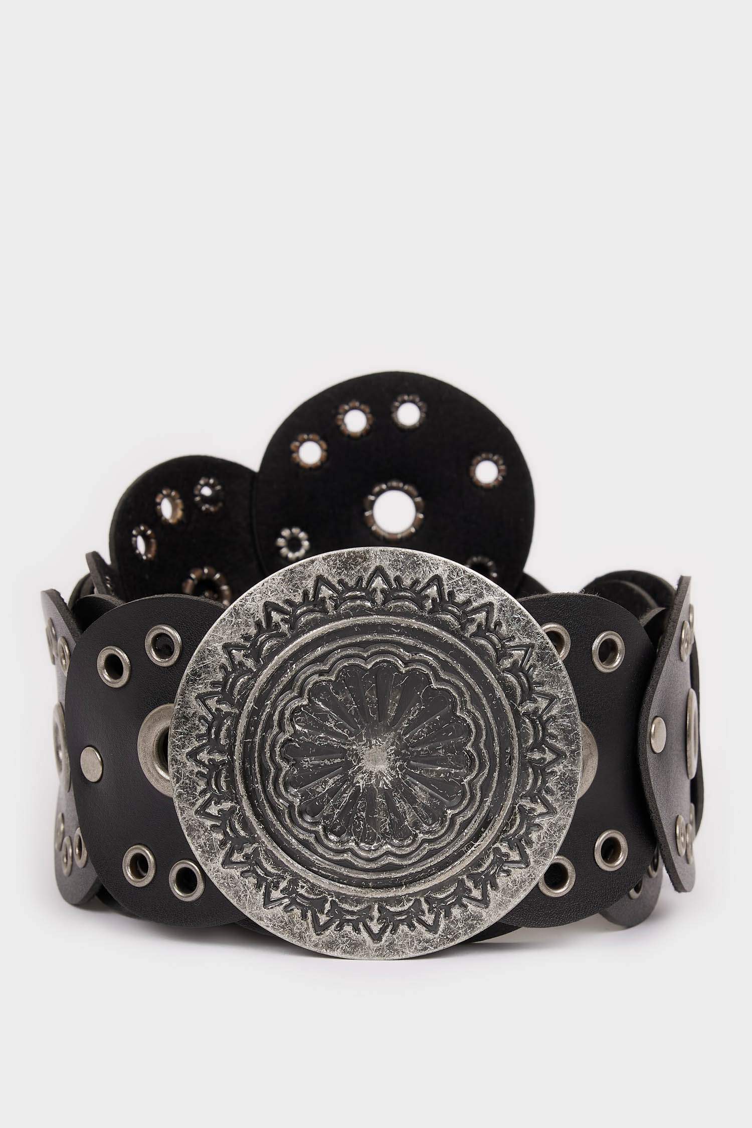 Kadın Büyük Toka Suni Deri Kemer