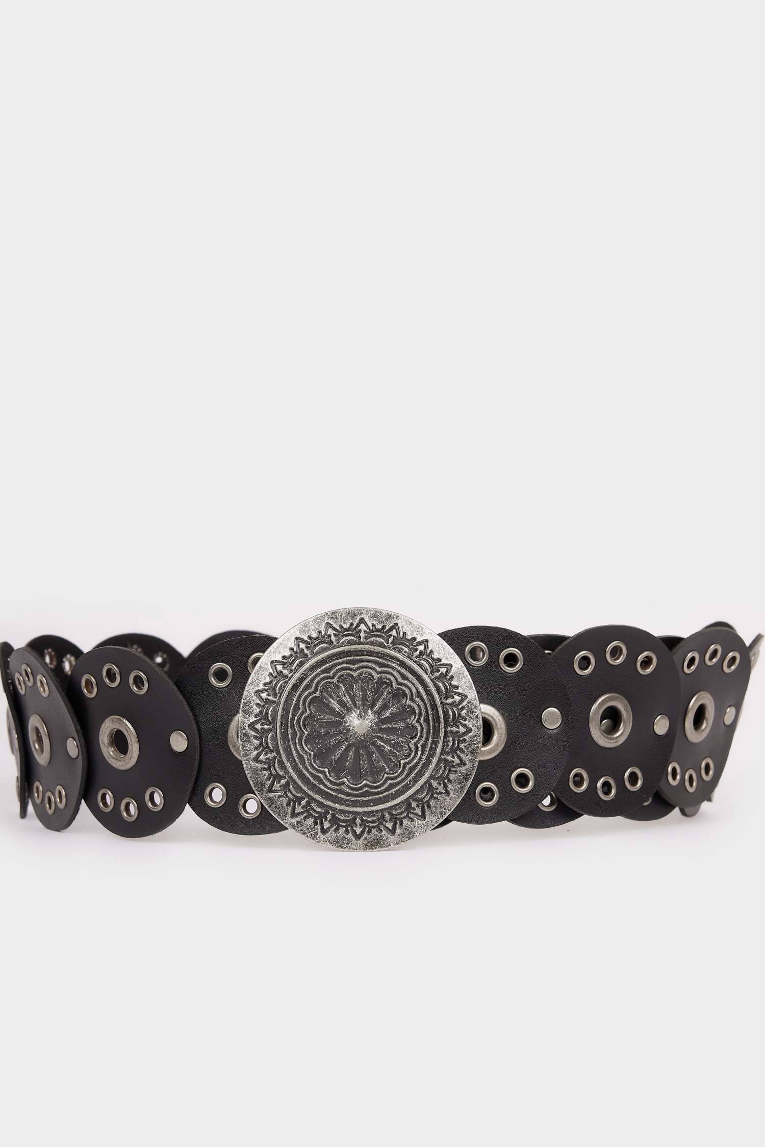 Kadın Büyük Toka Suni Deri Kemer