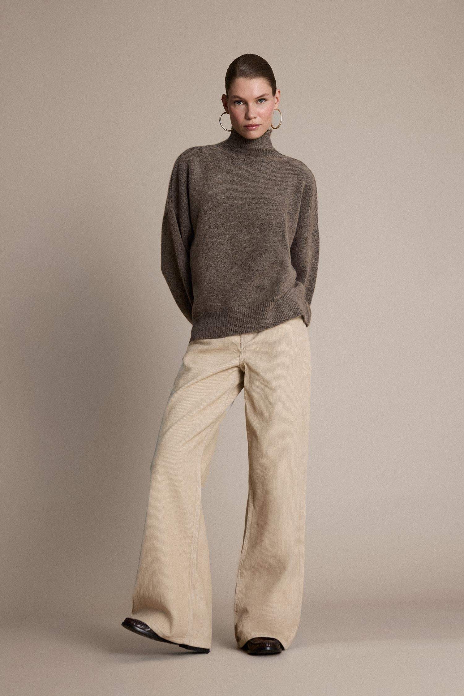 кең аяқ барқыт кең етек Шалбар