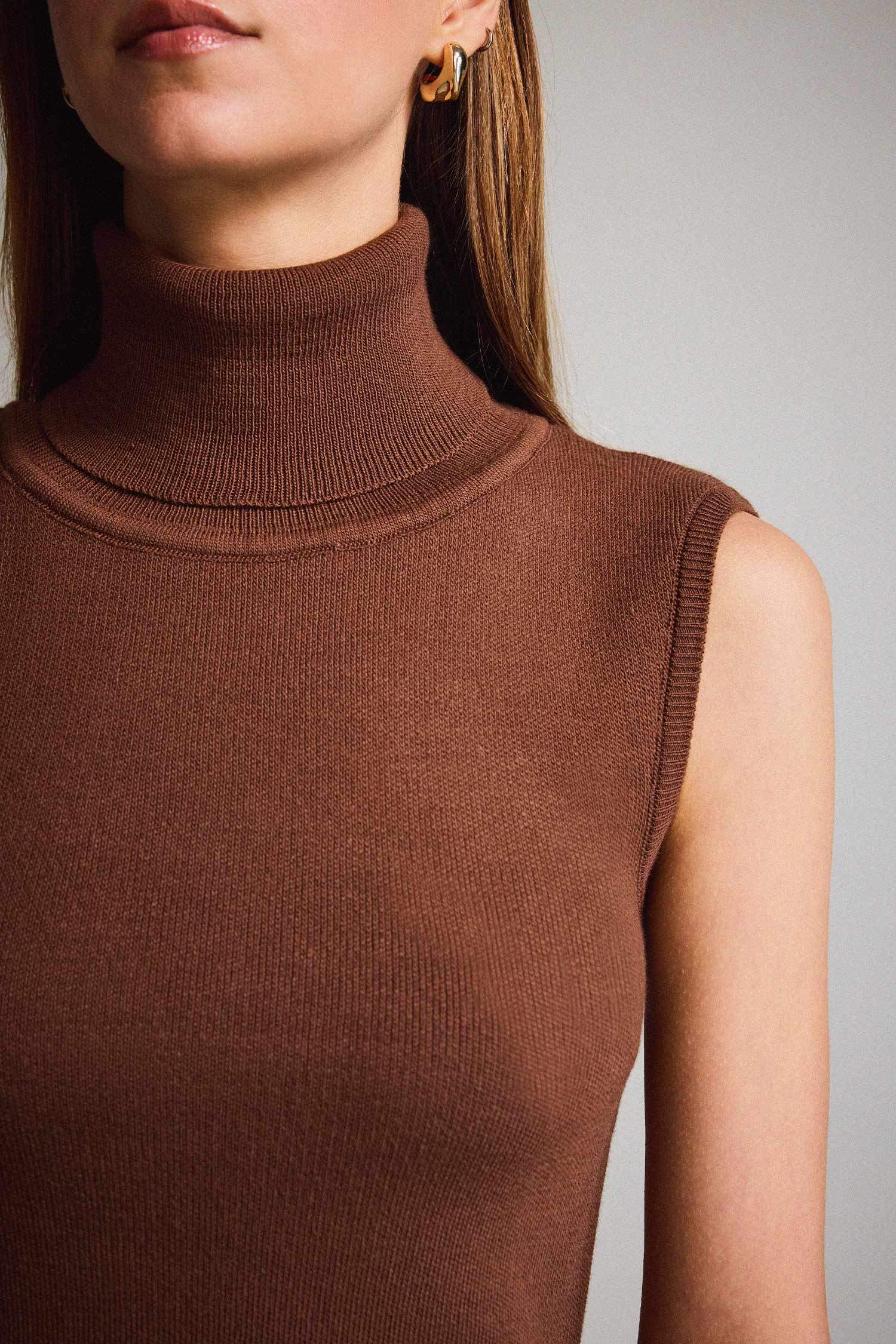 Turtleneck Tank Top