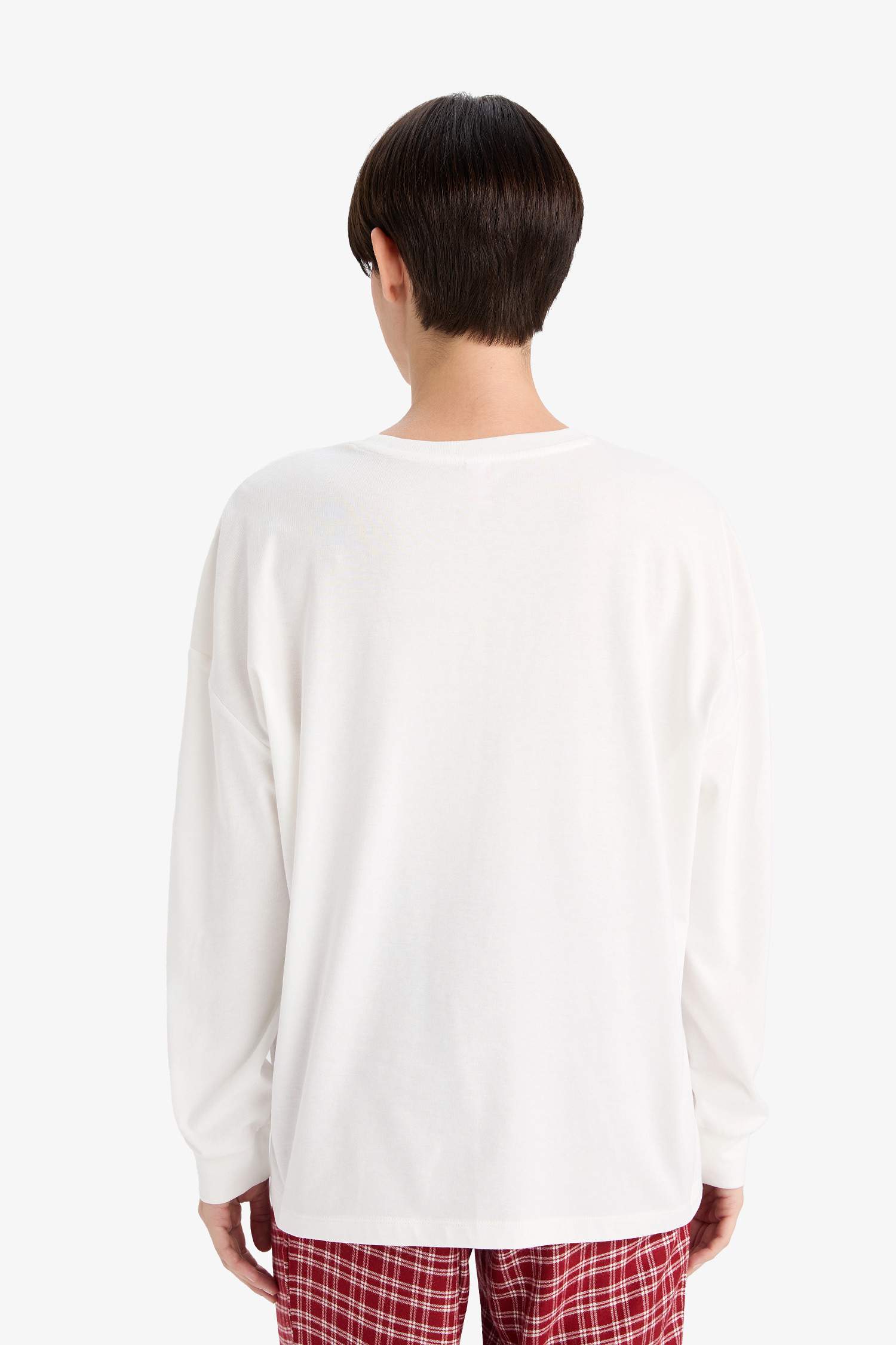 Regular Fit Crew Neck Knitted Tops