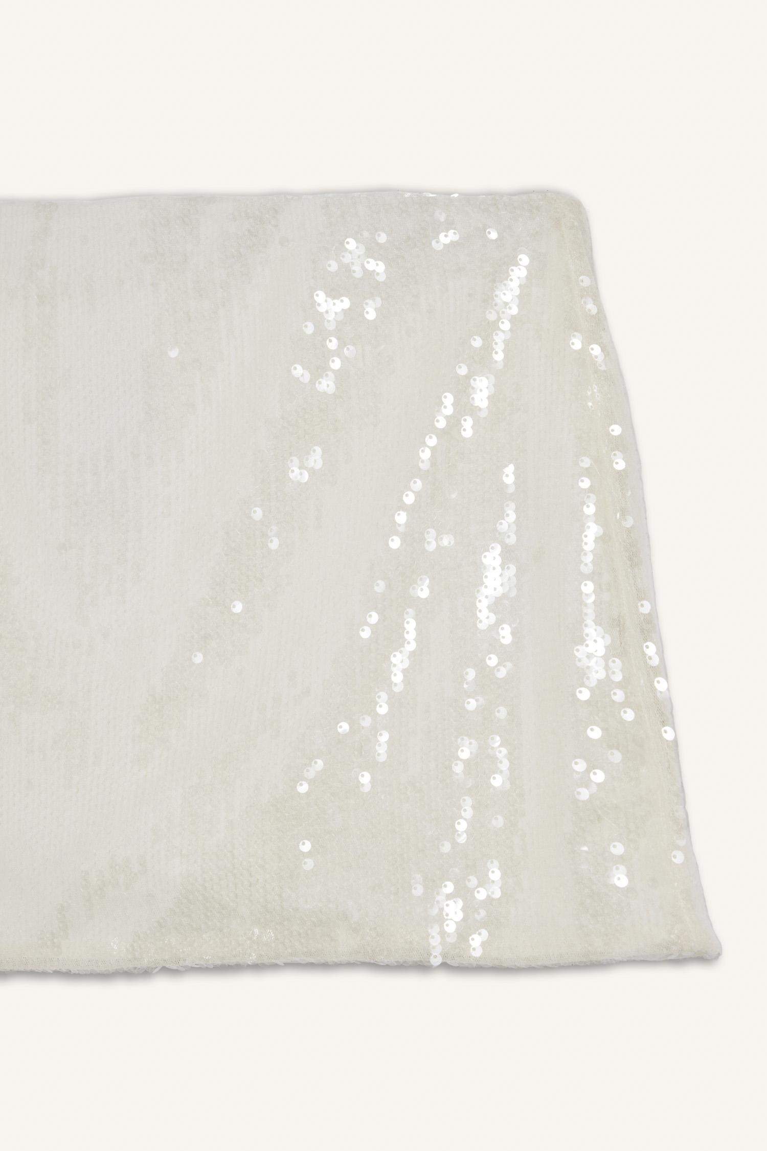 Coool Normal Bel Payetli Kumaş Mini Etek