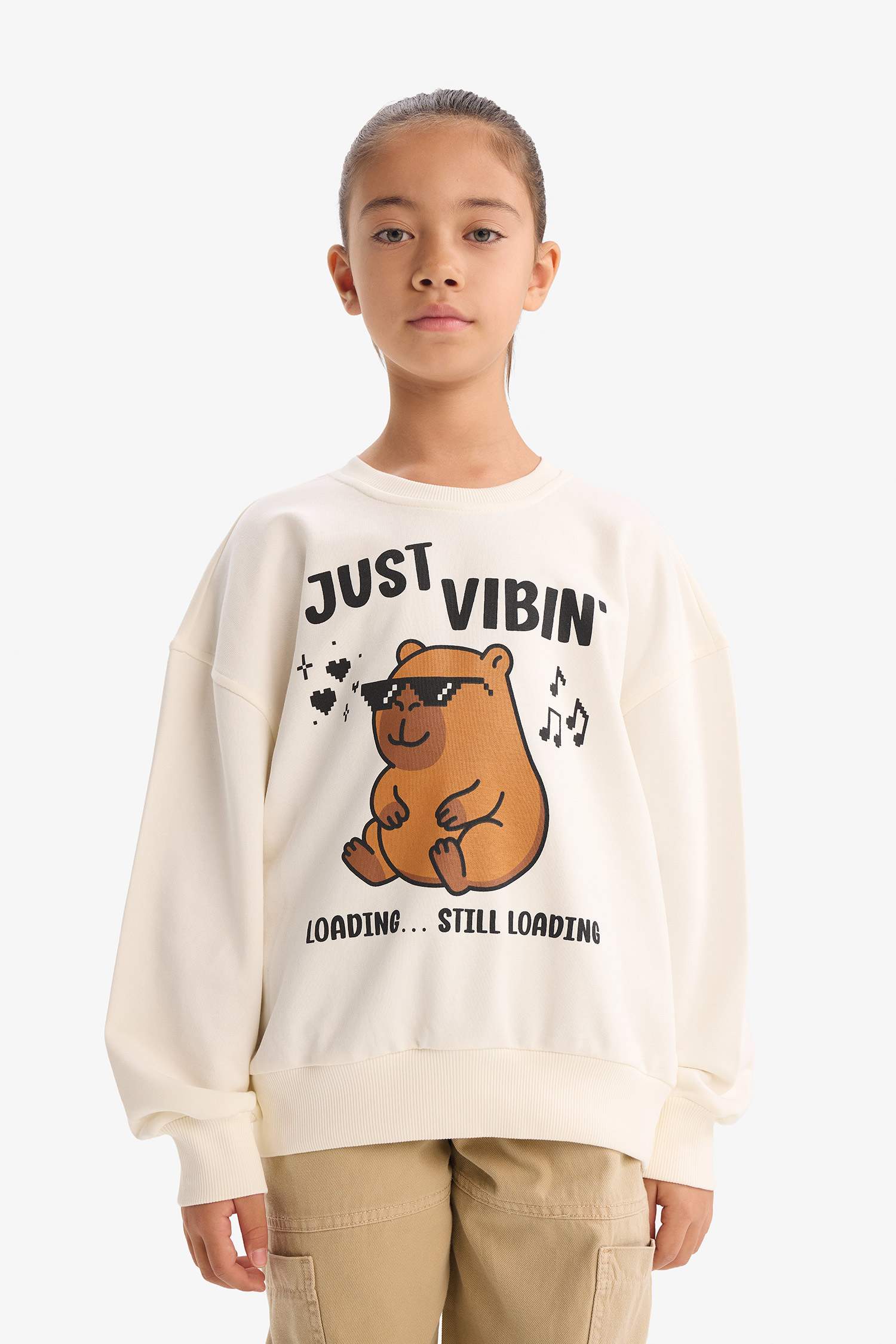 Relax Fit Animal Sweatshirt