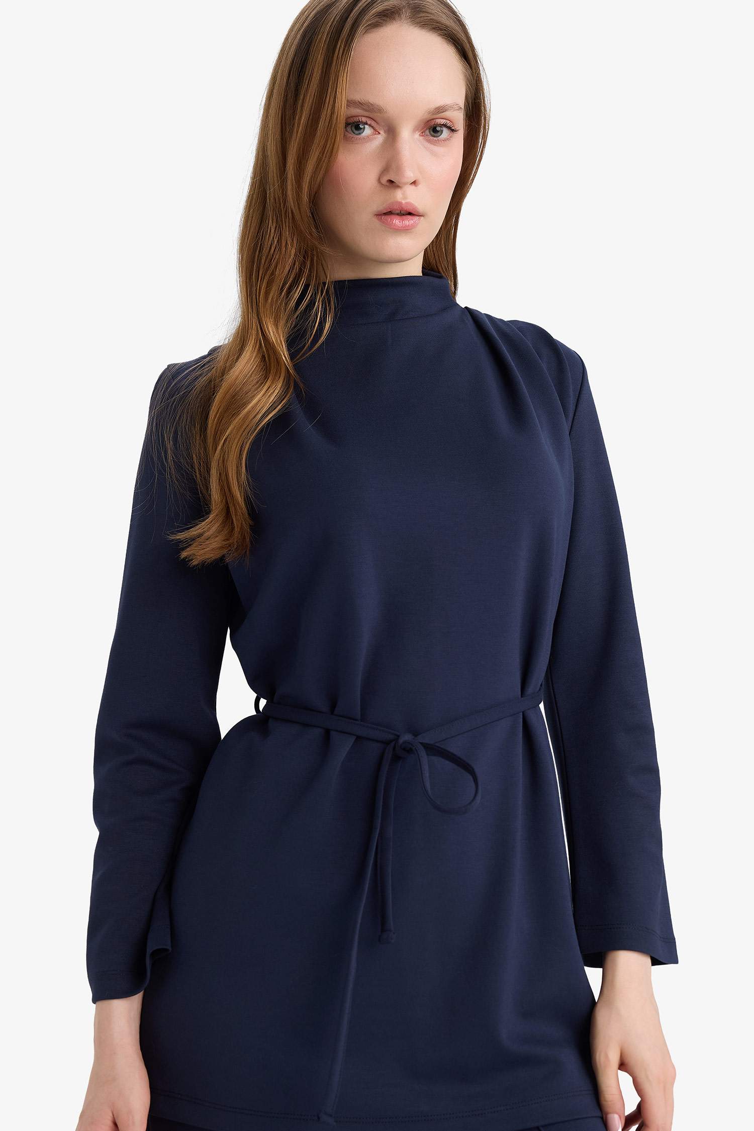 Regular Fit Uzun Kollu Tunik