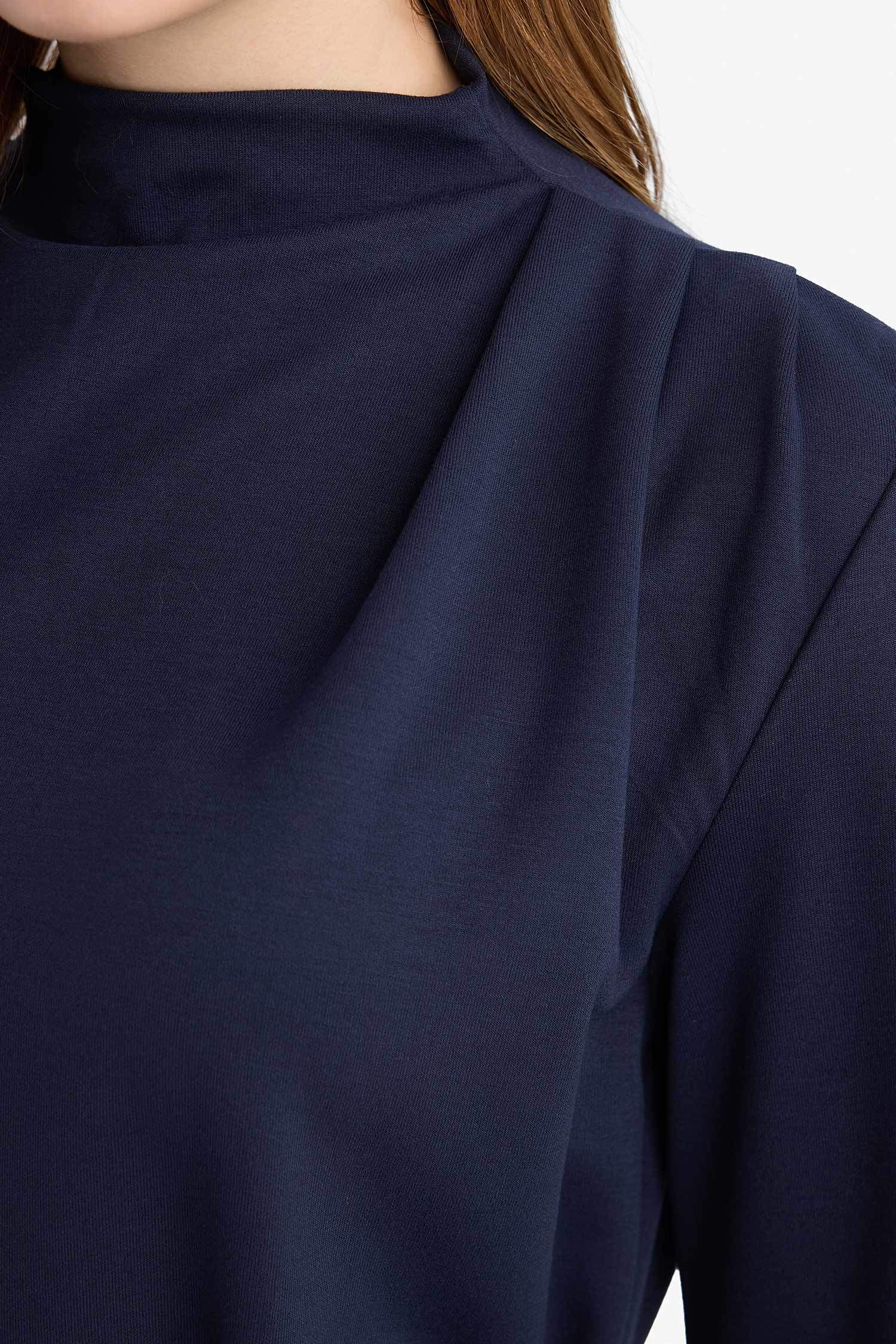 Regular Fit Uzun Kollu Tunik