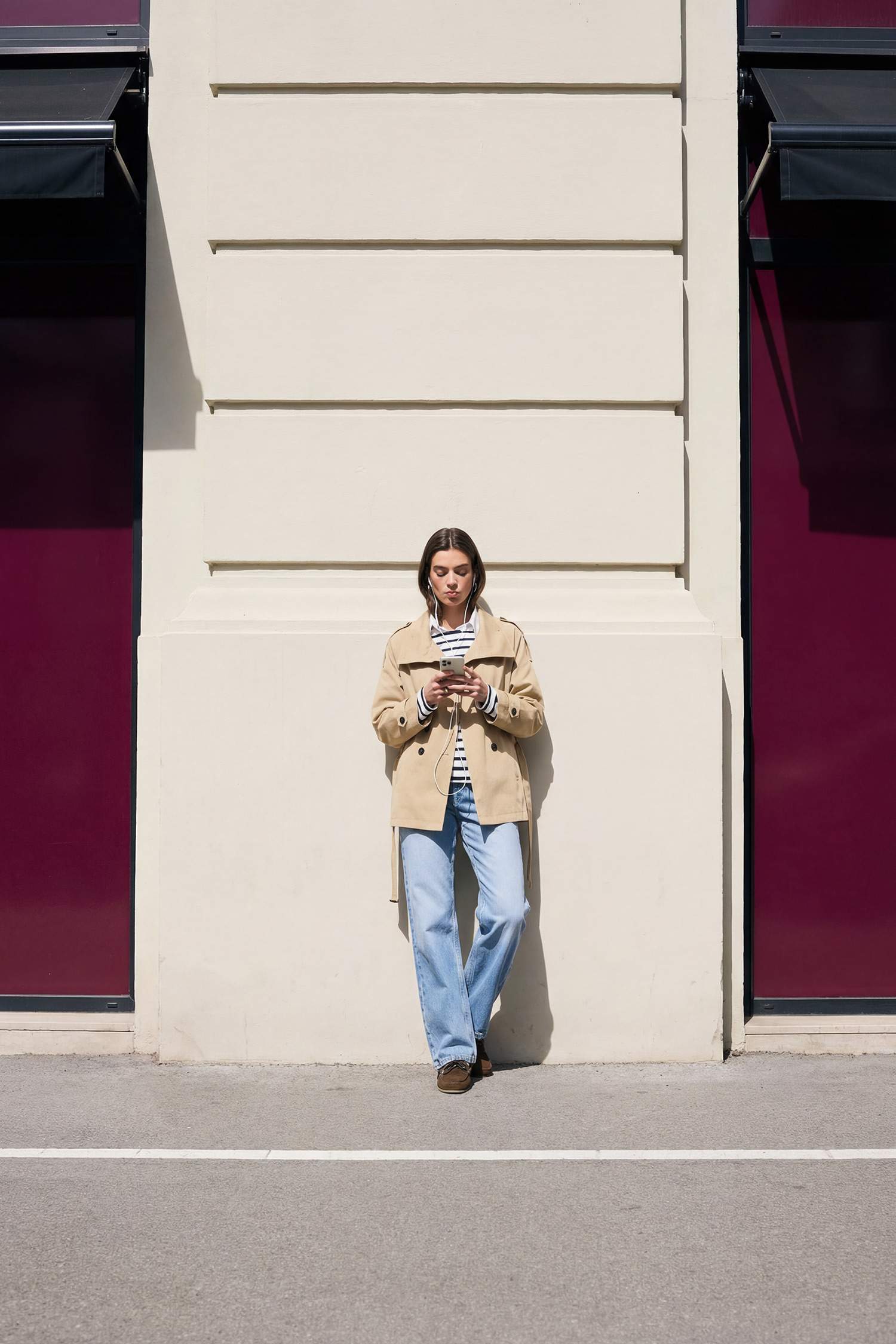 Straıght Fıt Yüksek Bel Uzun Jean Yıkamalı Pantolon