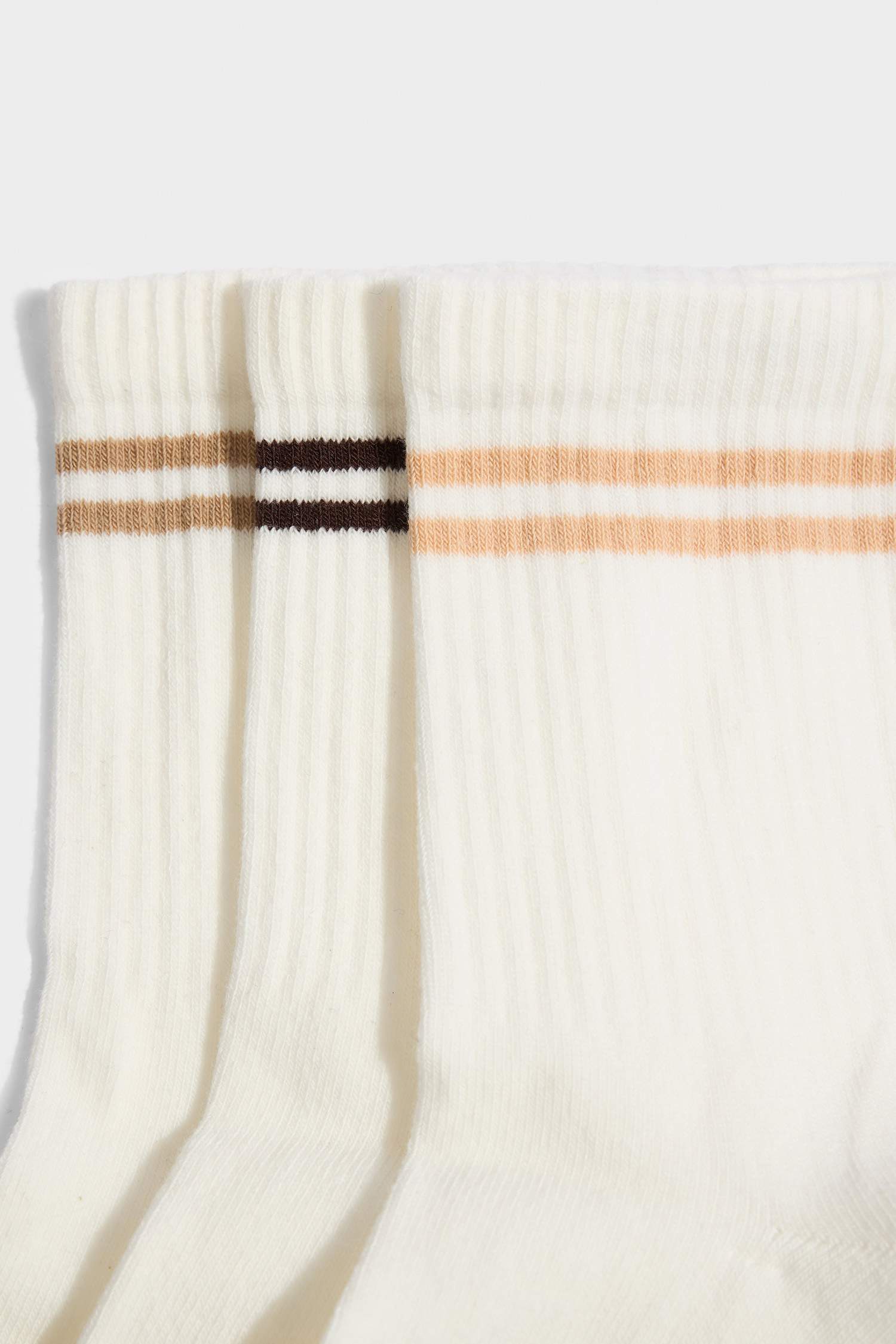 Kadın 3'lü Pamuklu Uzun Çorap