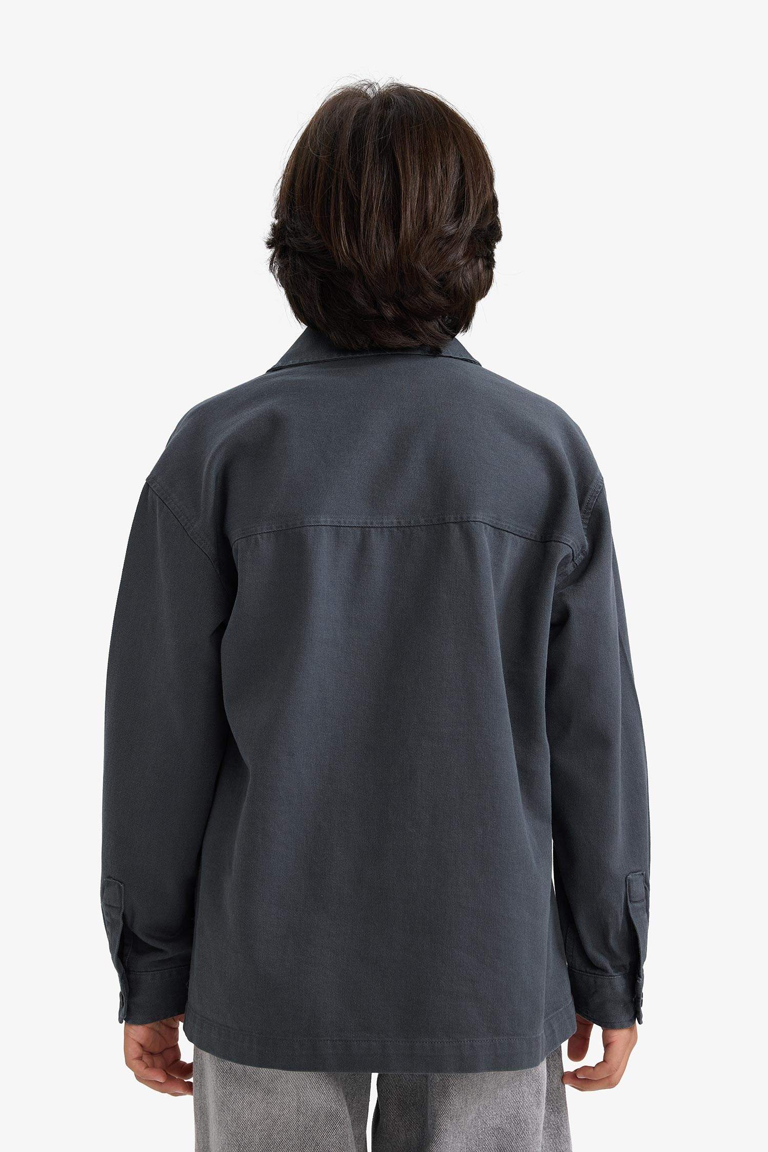 قميص بولو ولادي ردن طويل اوفر سايز