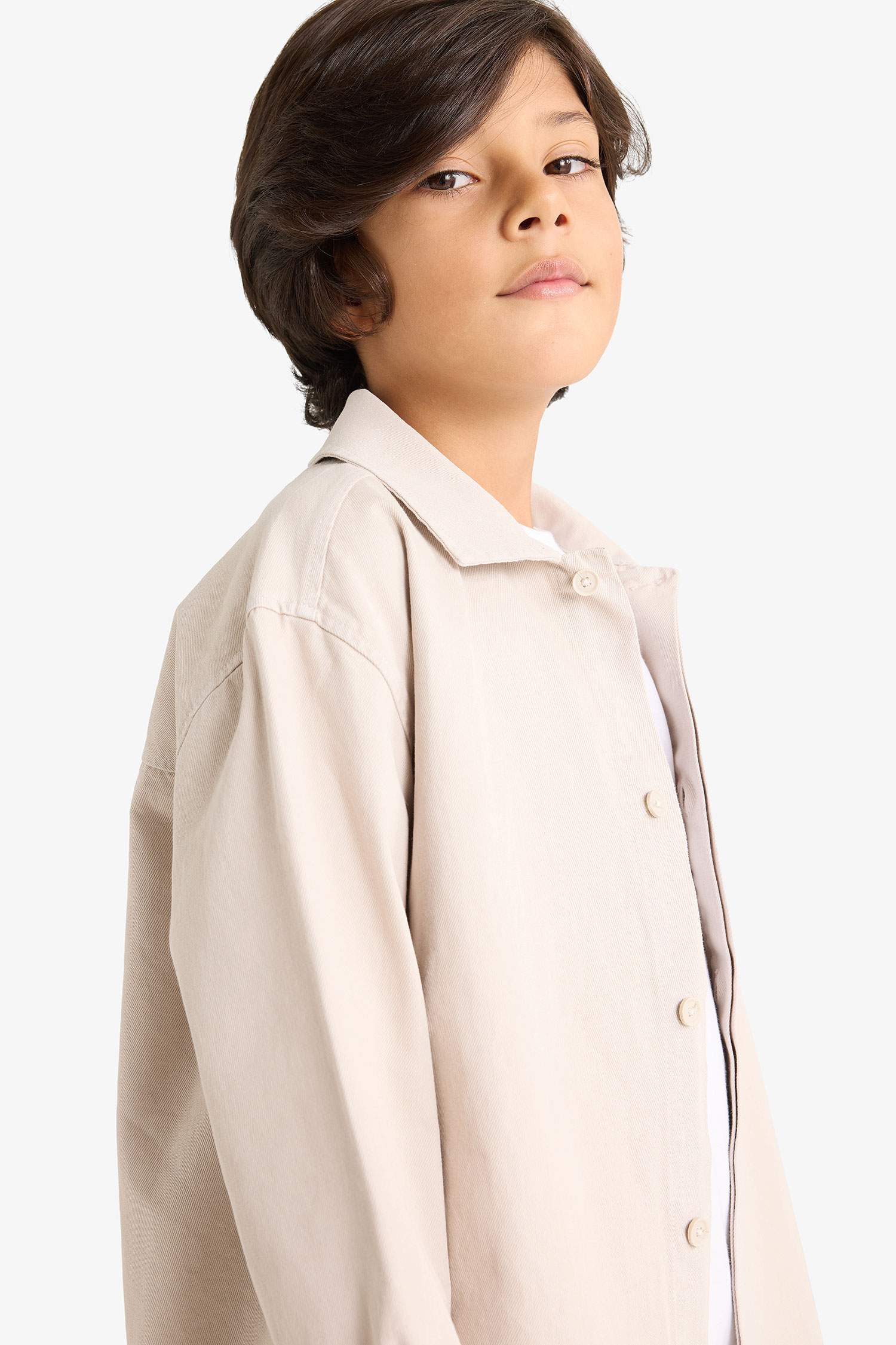 قميص بولو ولادي ردن طويل اوفر سايز